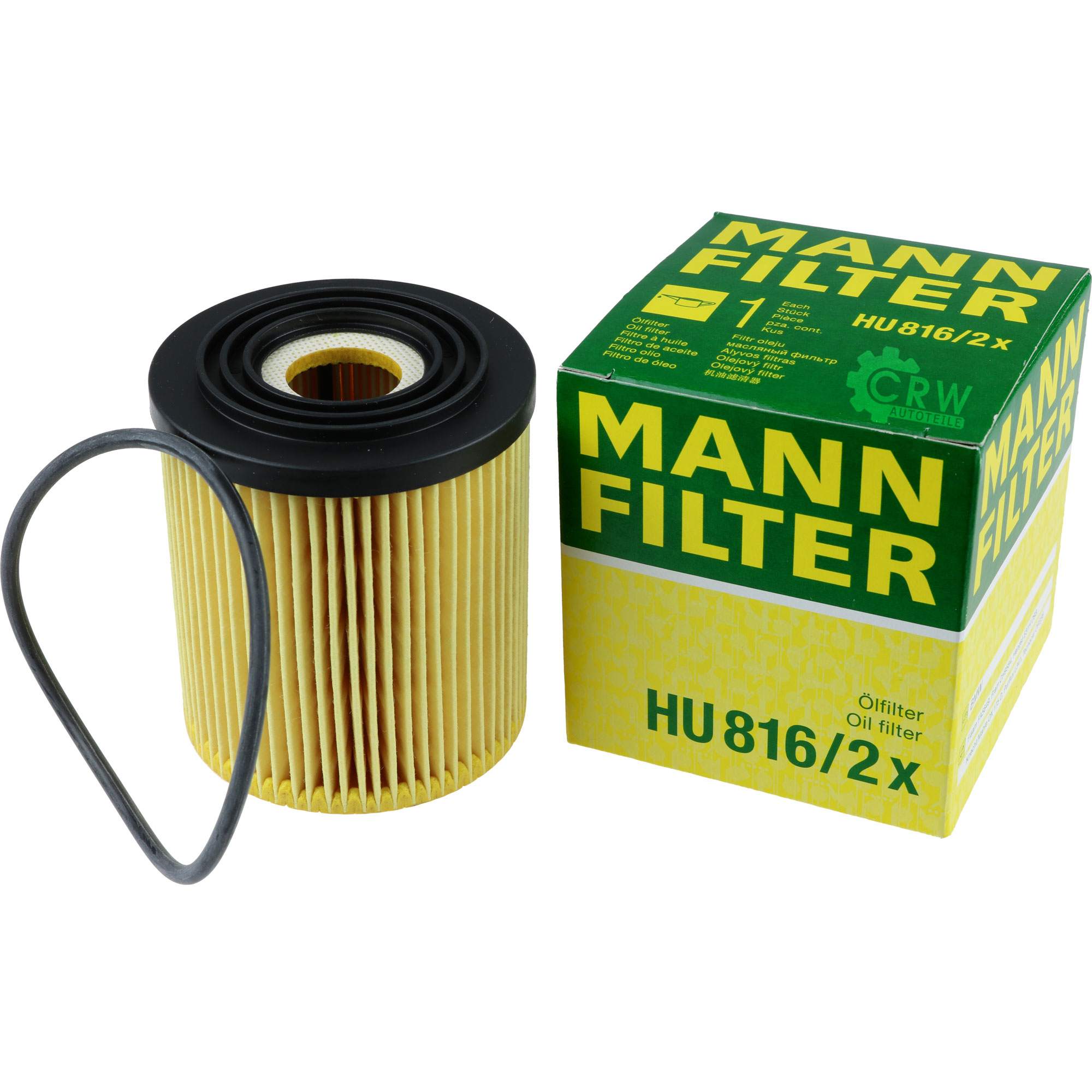 MANN-FILTER Ölfilter HU 816/2 x Oil Filter