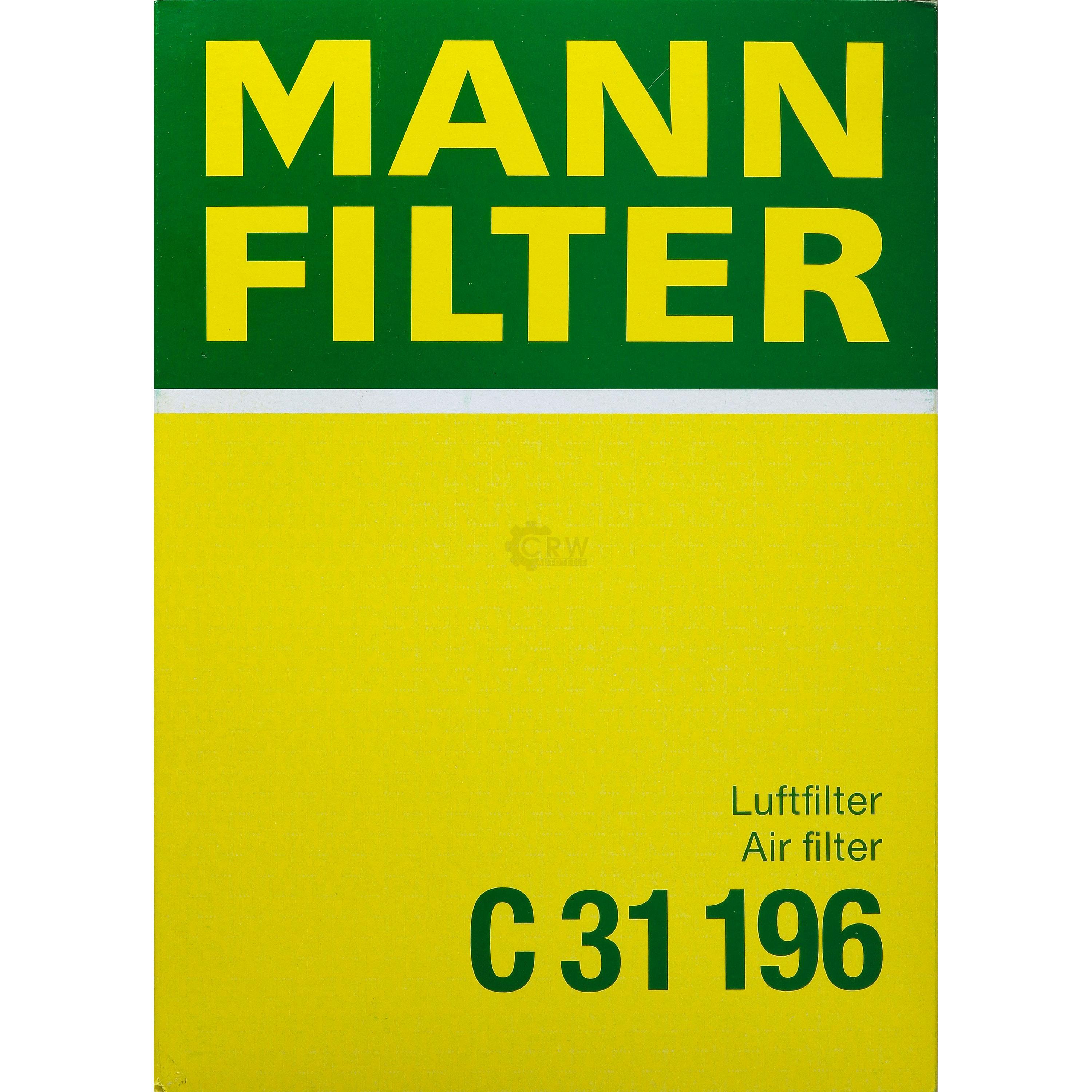 MANN-FILTER Luftfilter für Land Rover Discovery IV L319 3.0 SDV6 4x4 LA 2.7 TD