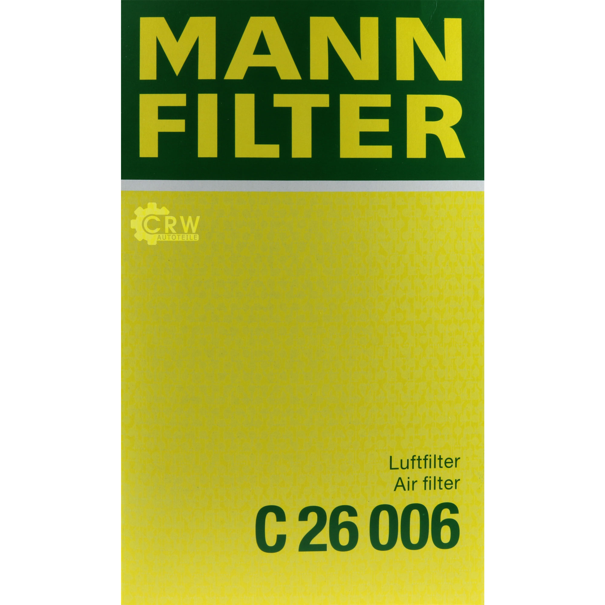 MANN-FILTER Luftfilter für Suzuki Swift IV FZ NZ 1.2 Splash EX Opel Agila (B)