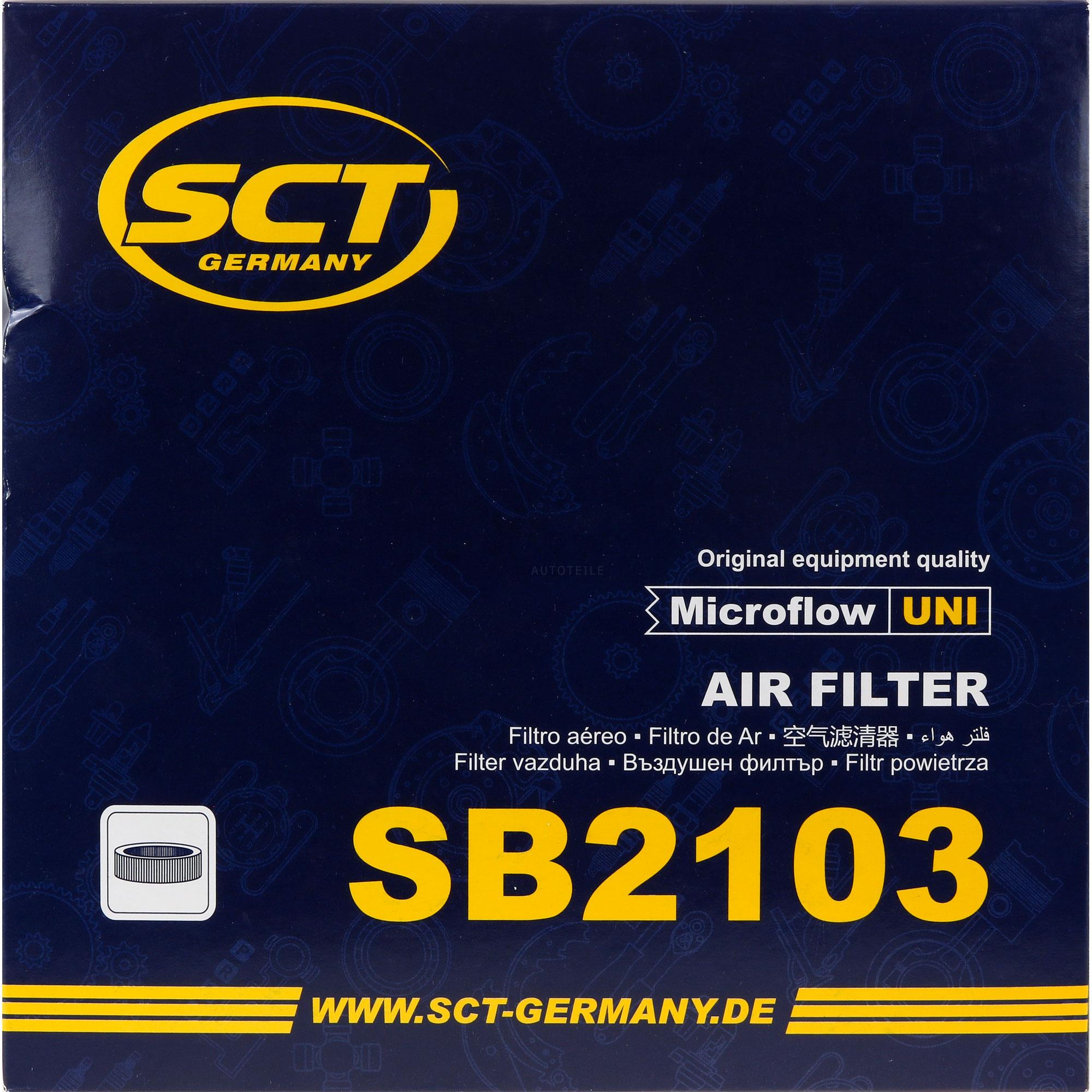 SCT-FILTER SET für Stufenheck 6Y3 1.4 TDI Combi 6Y5 VW Polo 9N_ 1.9