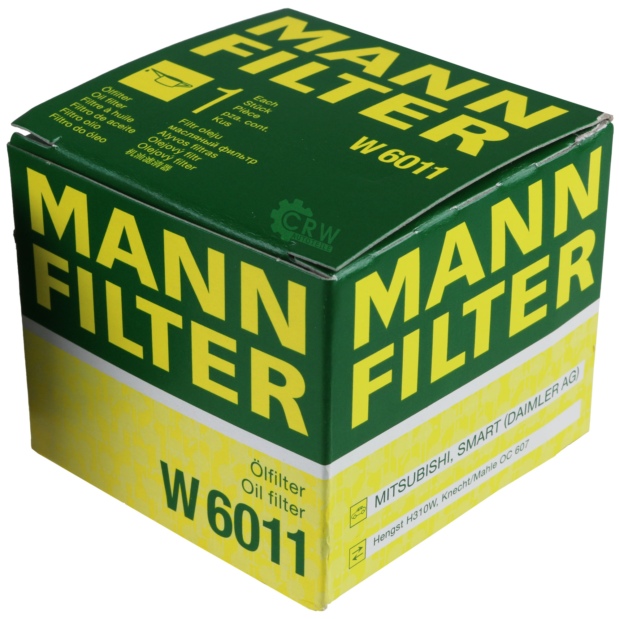 MANN-FILTER Ölfilter W 6011 Oil Filter