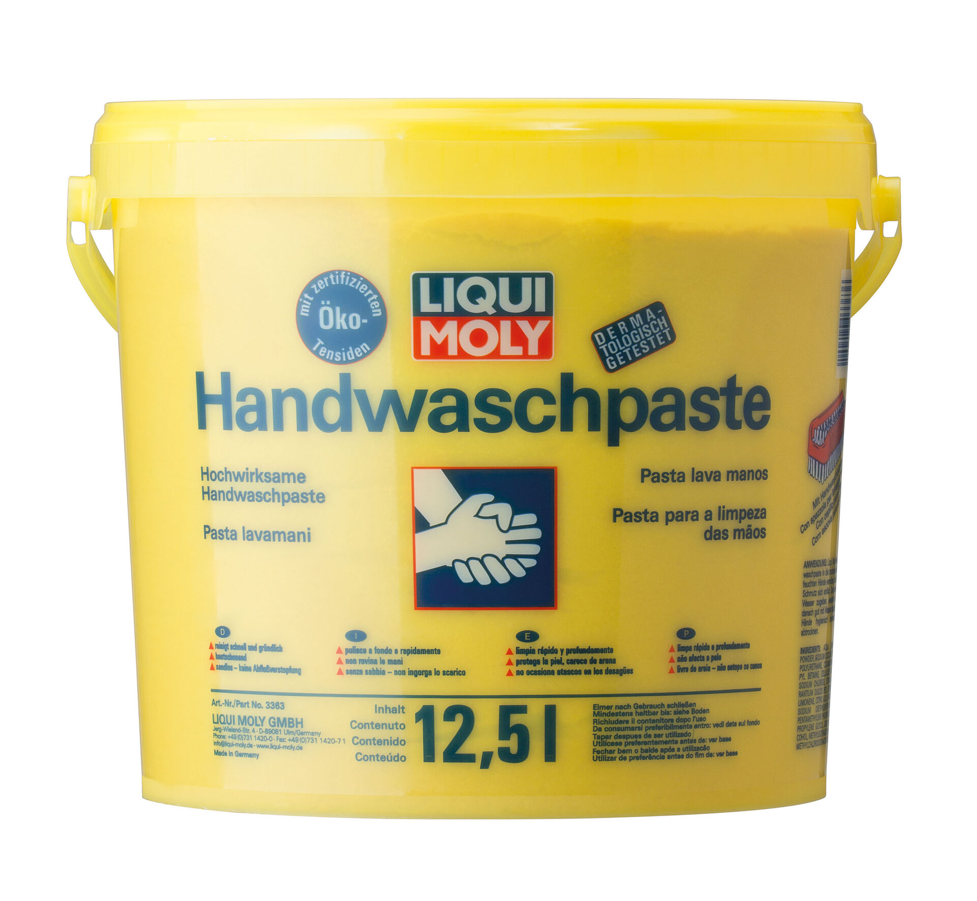 Liqui Moly Handwaschpaste Eimer Kunststoff 125 l