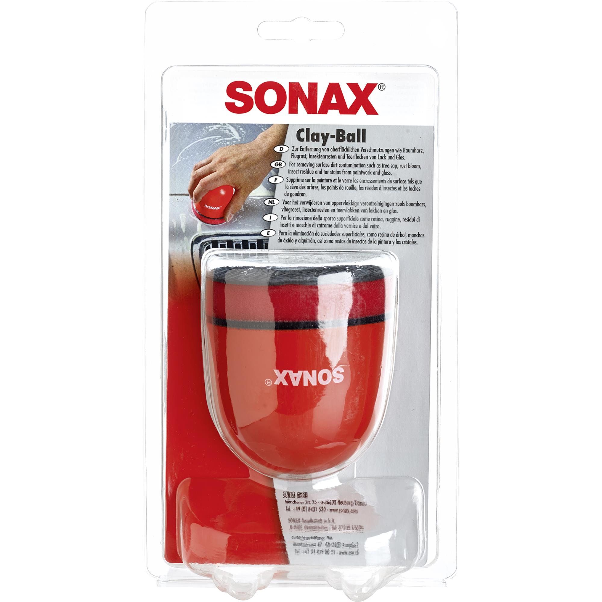 SONAX 04197000  Clay-Ball Lackreiniger Glasreiniger langlebig 91 g