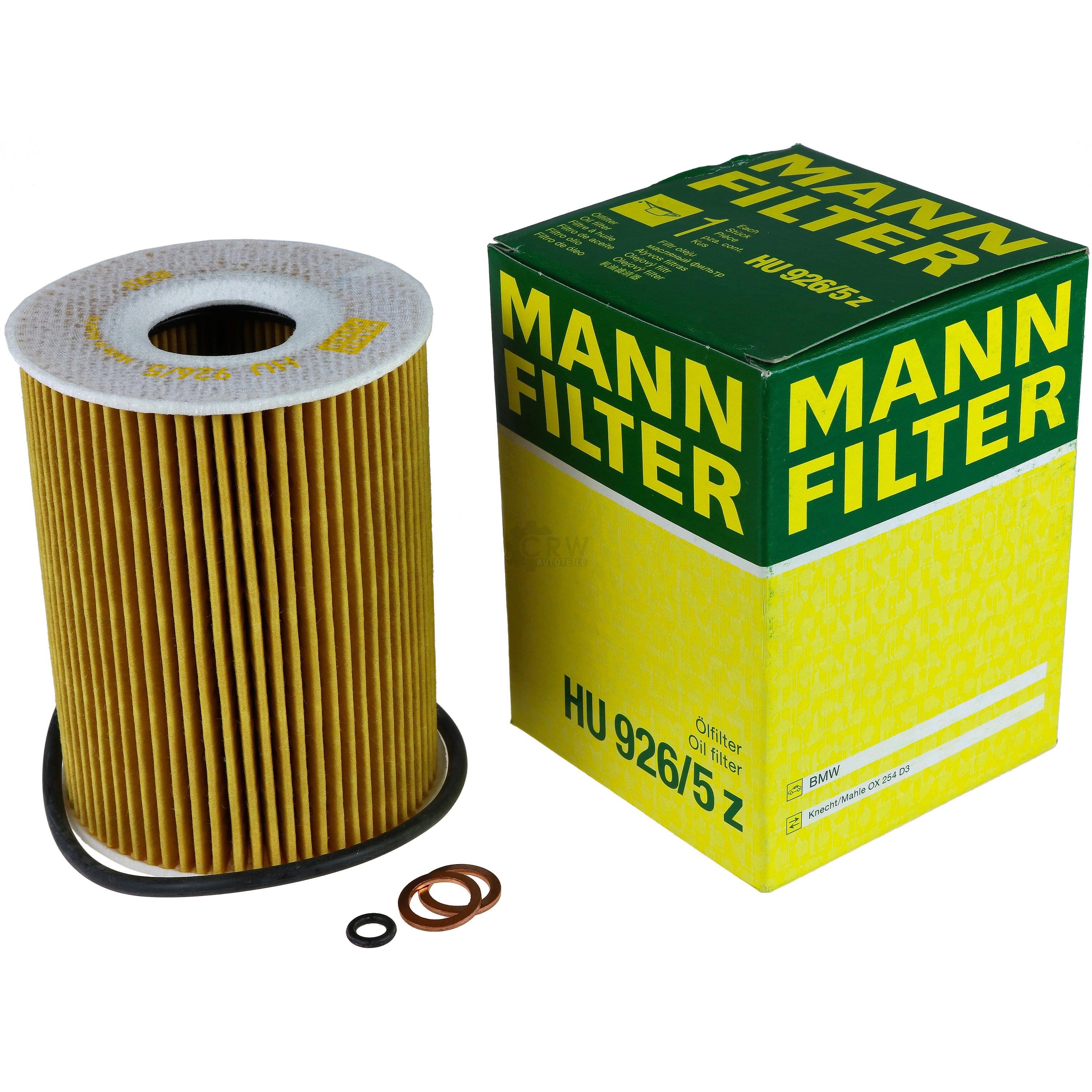 MANN-FILTER Ölfilter HU 926/5 z Oil Filter