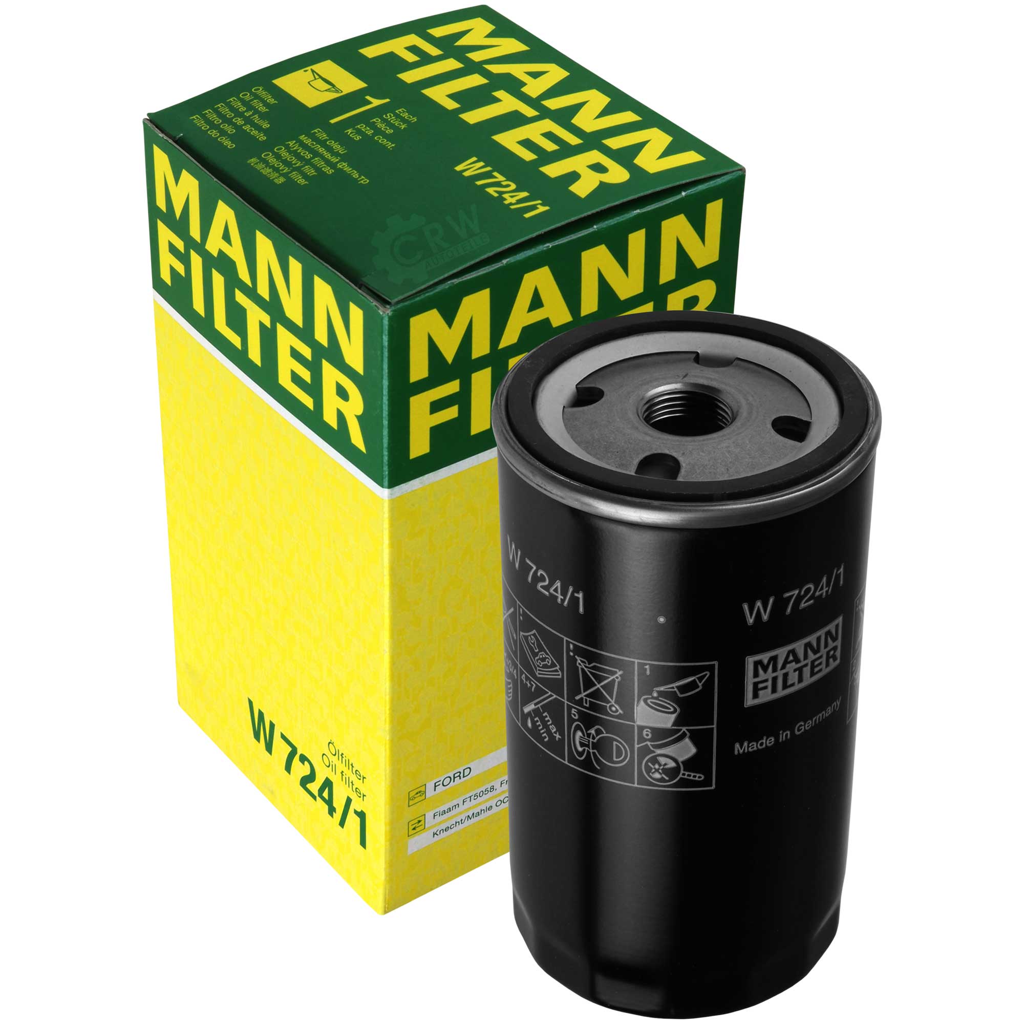 MANN-FILTER Ölfilter W 724/1 Oil Filter