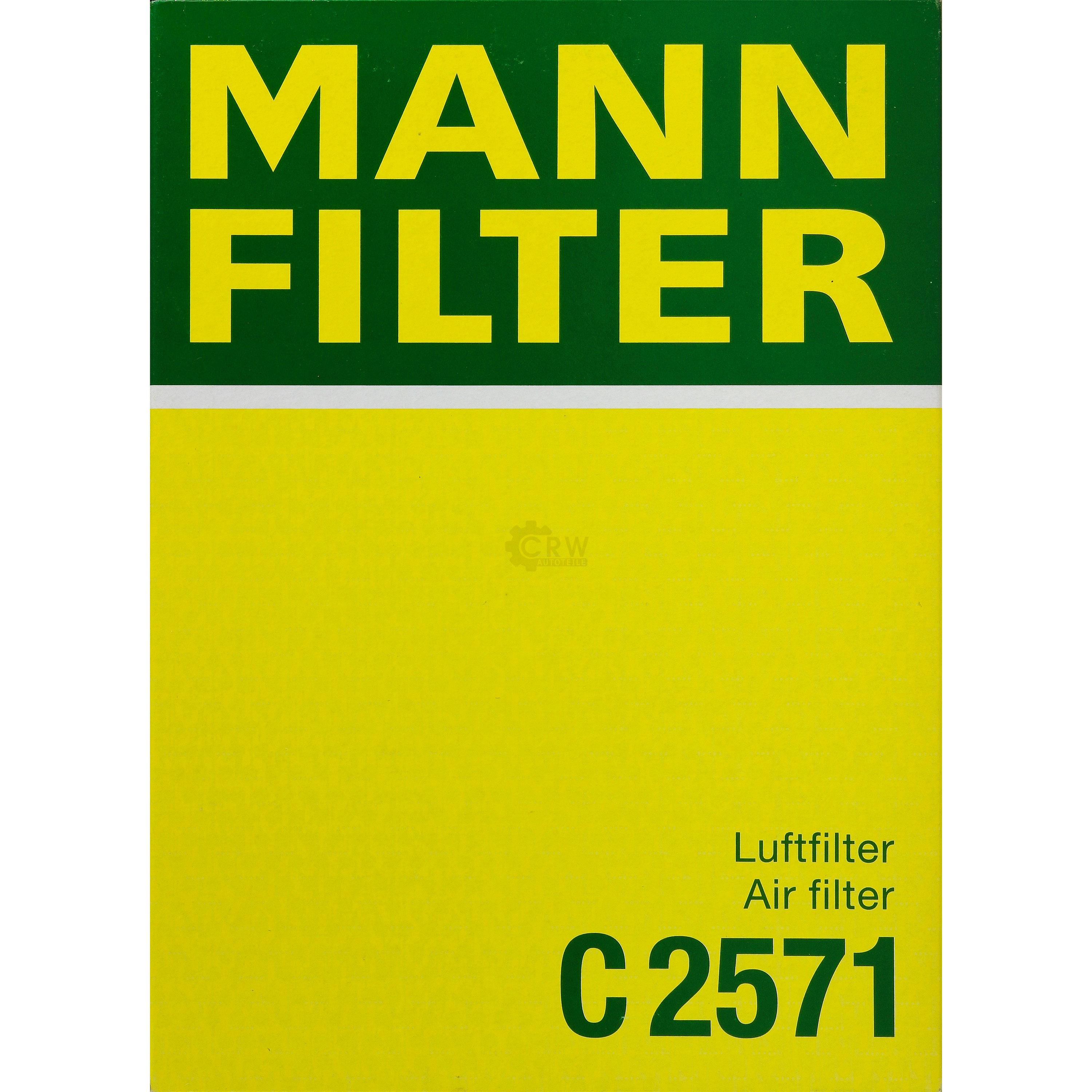 MANN-FILTER Luftfilter für Fiat Coupe FA/175 2.0 20V Turbo 1.8 16V 175_ Alfa