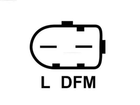 AS-PL Lichtmaschine Generator 120A 12V für Mercedes-Benz CLK 200 Kompressor