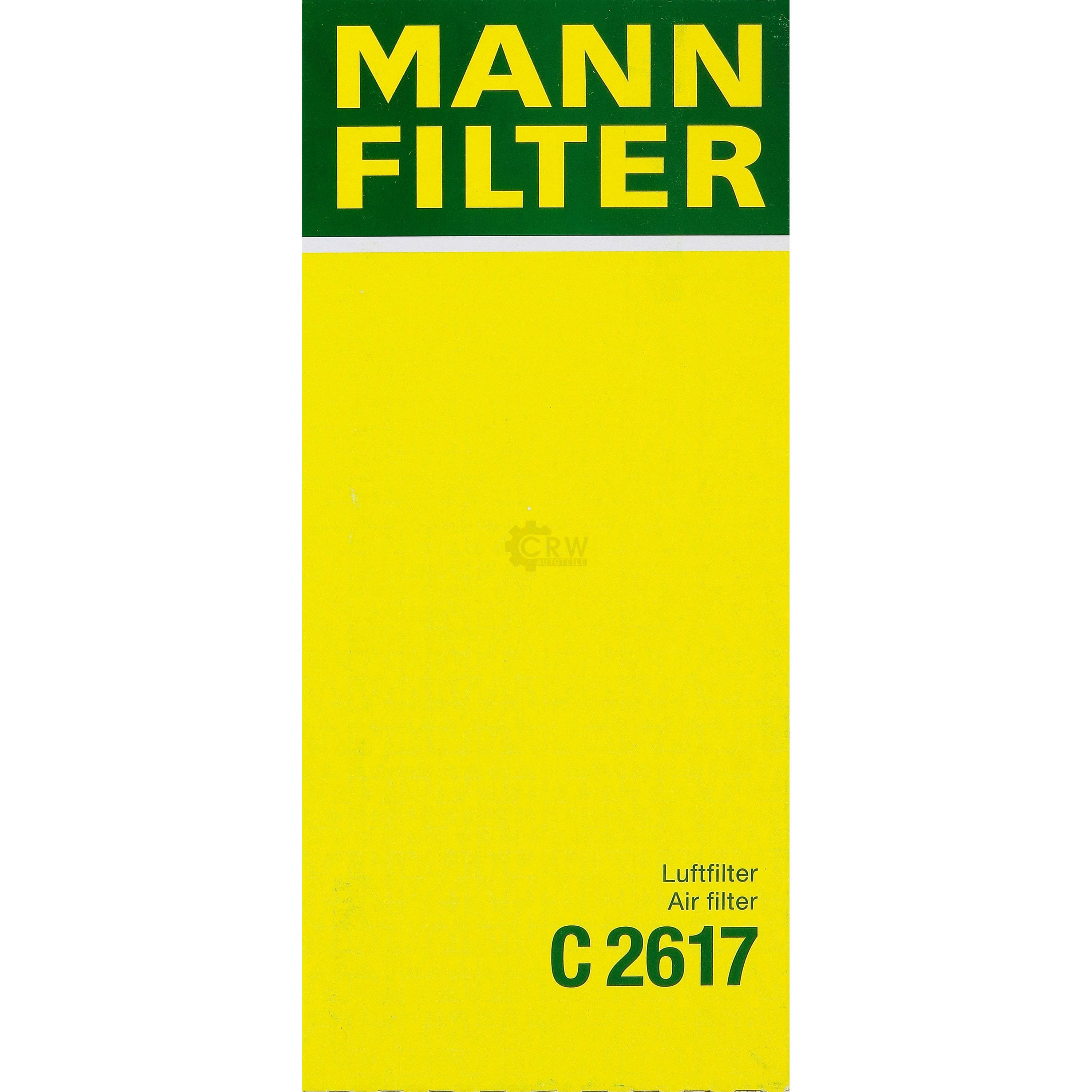 MANN-FILTER Luftfilter für KIA Picanto SA 1.1 1.0 BA