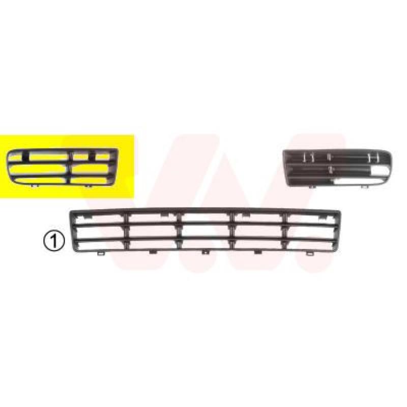 Lüftungsgitter Stoßfänger Stoßstange vorne rechts für VW Golf IV 5F4