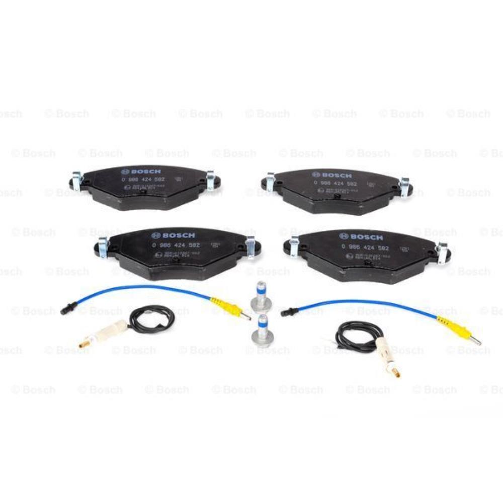 BOSCH Satz Bremsbeläge + Bremsscheiben belüftet vorne für Citroën C5 II RC DC 