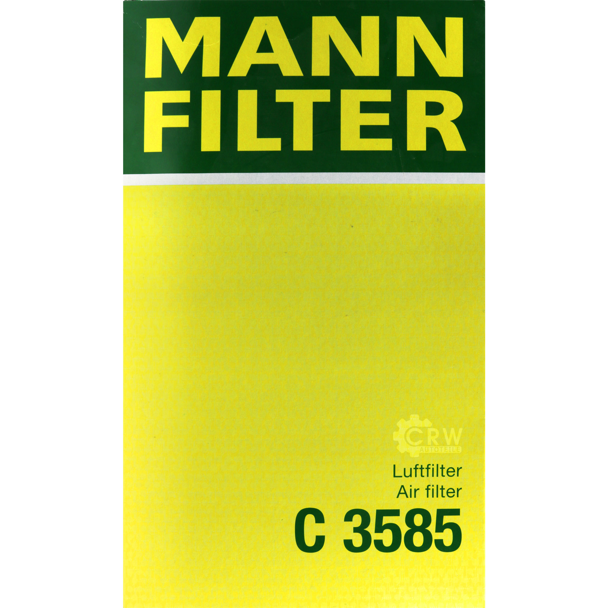 MANN-FILTER Luftfilter für Citroën Berlingo B9 1.6 HDi 90 UD_ Peugeot Partner