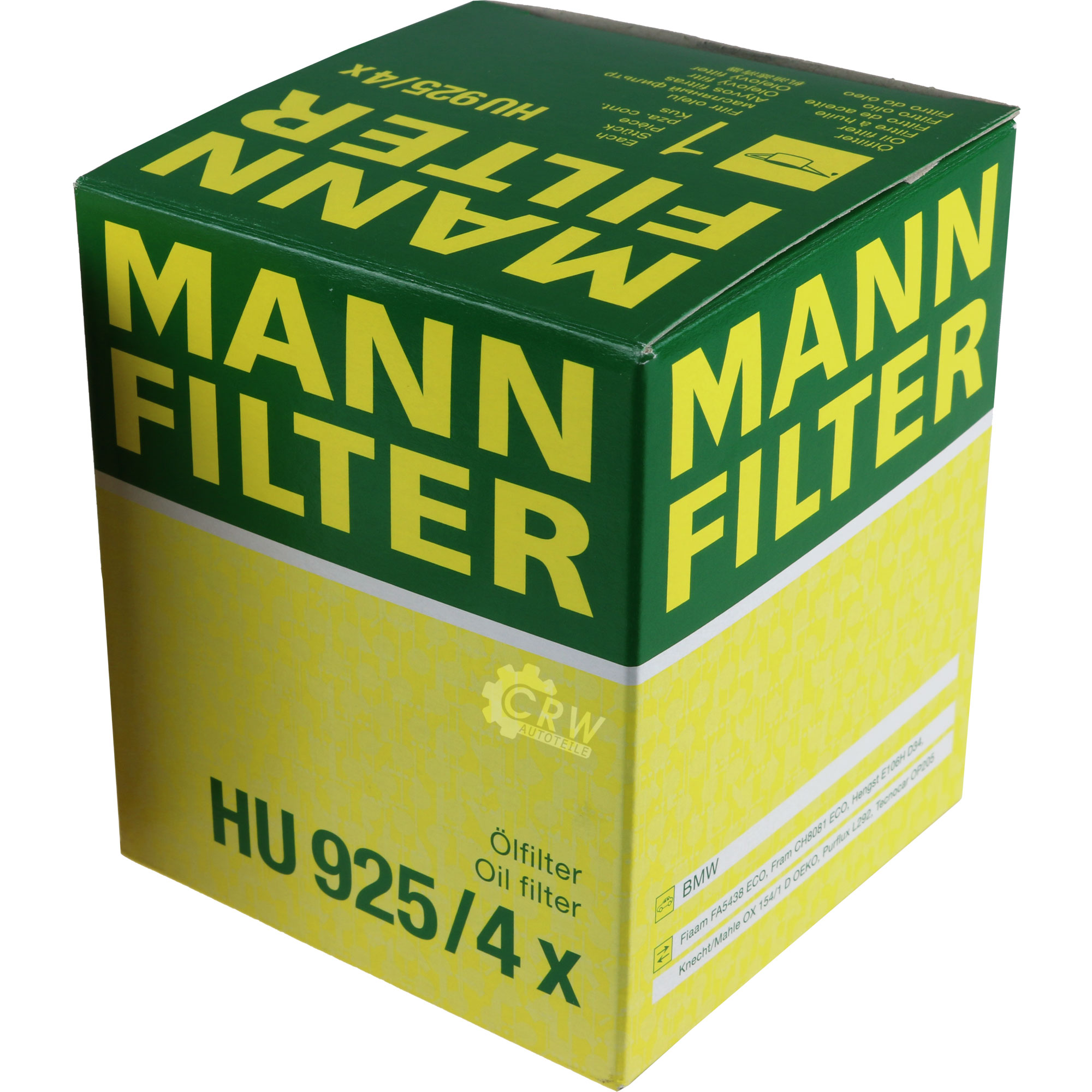 MANN-FILTER Ölfilter HU 925/4 x Oil Filter