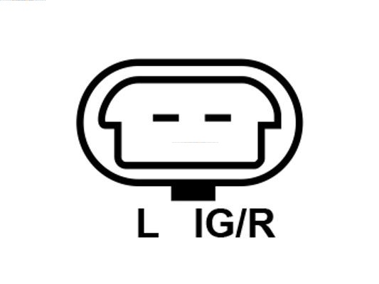 AS-PL Lichtmaschine Generator 65A 12V für Chevrolet Matiz 0.8 LPG 1.0