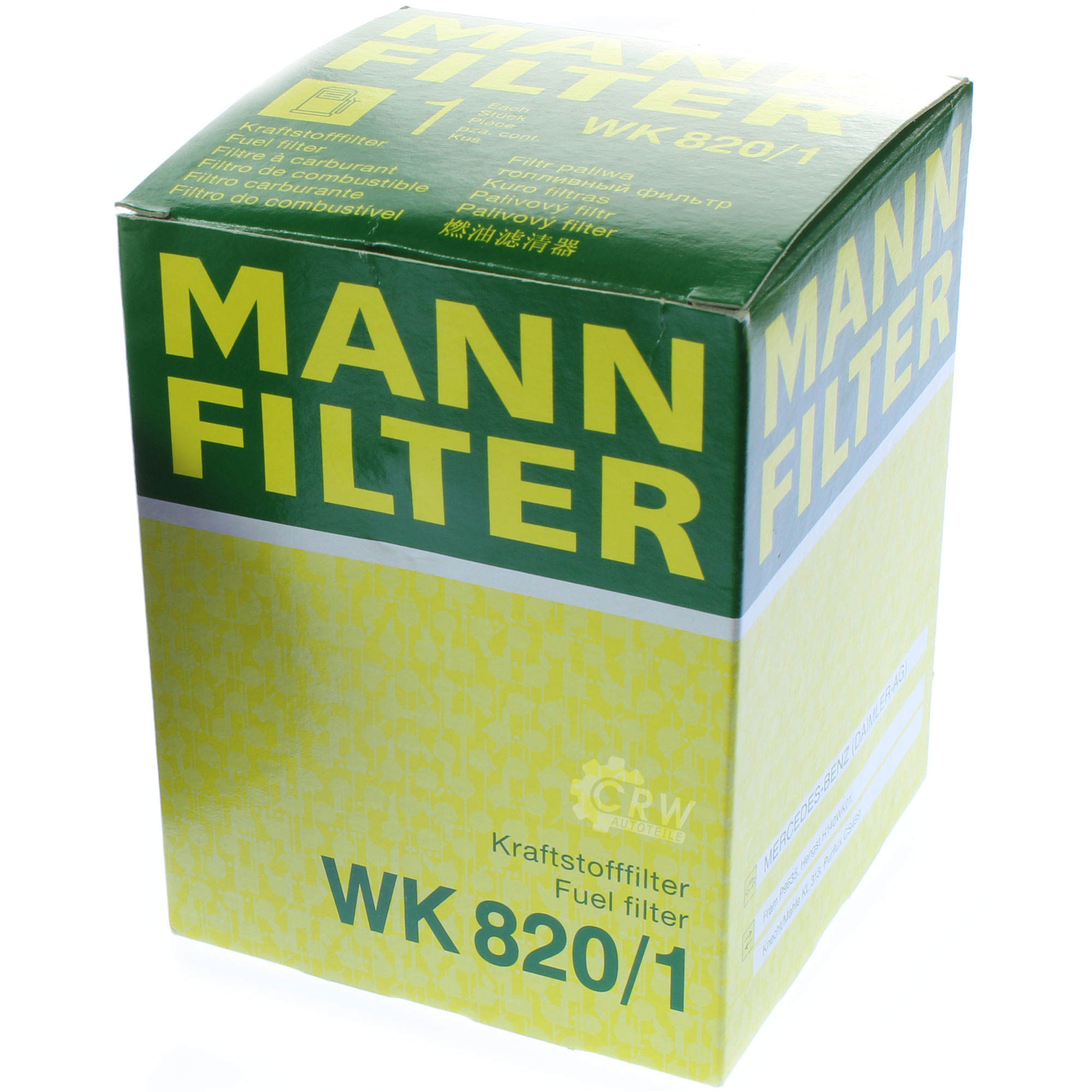 MANN-FILTER Kraftstofffilter WK 820/1 Fuel Filter