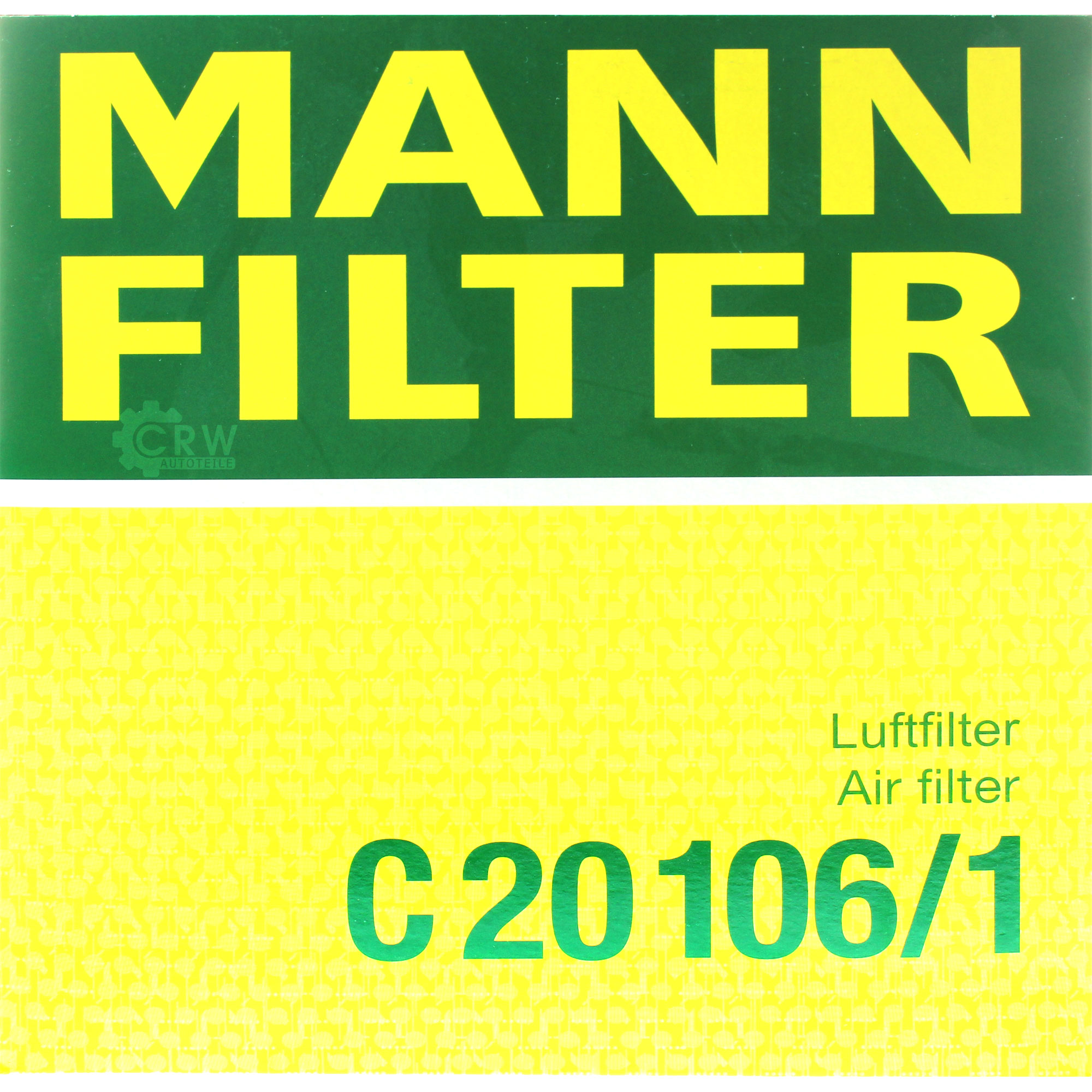 MANN-FILTER Luftfilter für Opel Corsa D S07 1.3 CDTi 1.6 Turbo 1.4 1.7