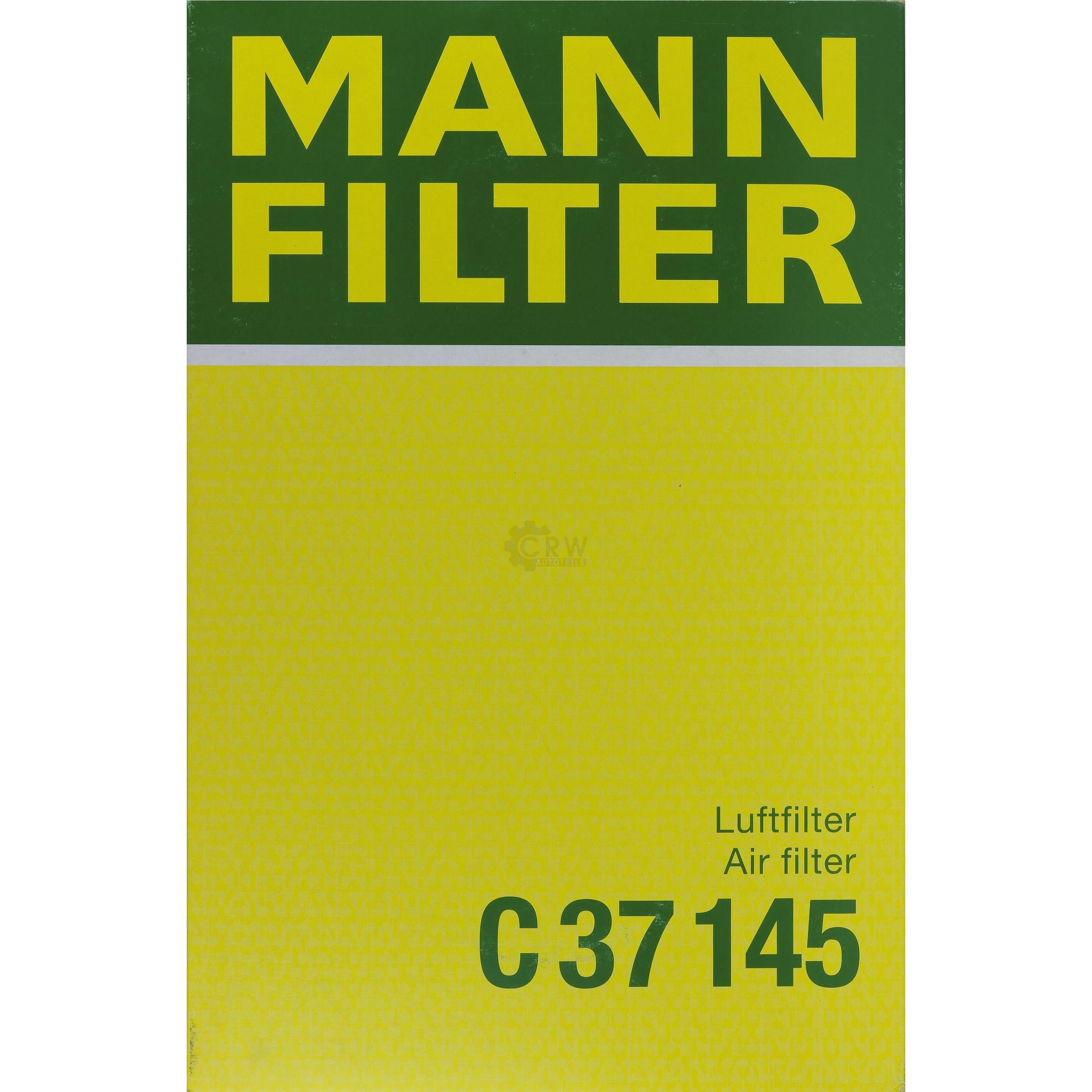 MANN-FILTER Luftfilter für Mercedes-Benz S-Klasse W126 280 SE SEL W116 Coupe