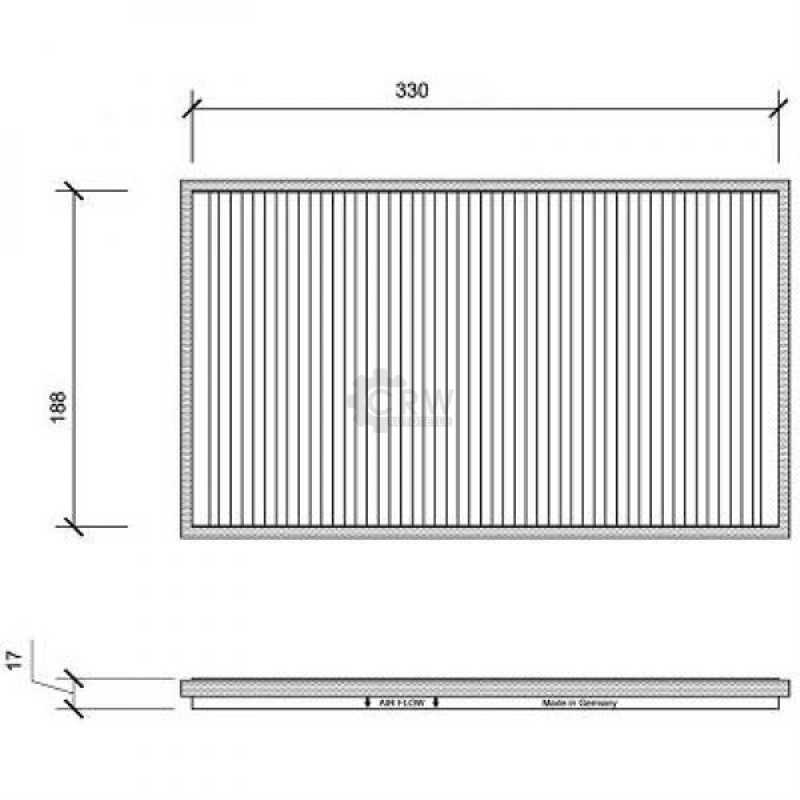 Filter Innenraumfilter Aktivkohlefilter für Opel Corsa B 73_ 78_ 79_
