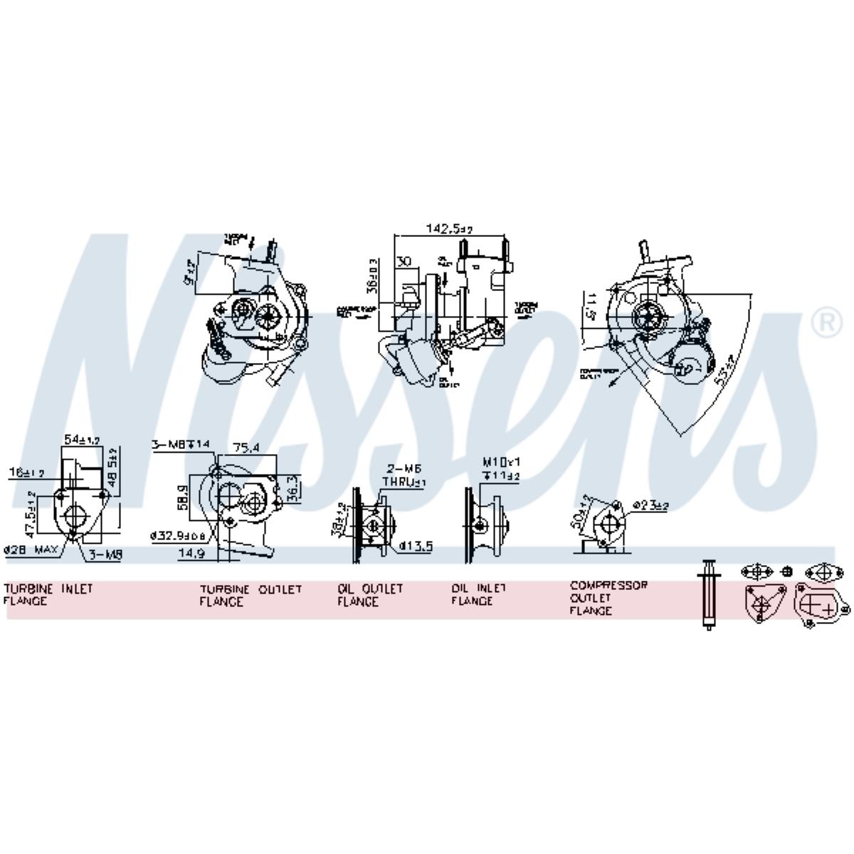 Lader Aufladung 93030 für Fiat Punto Van 188_ 199 Panda 169_ 199_ Opel Corsa D S07 350