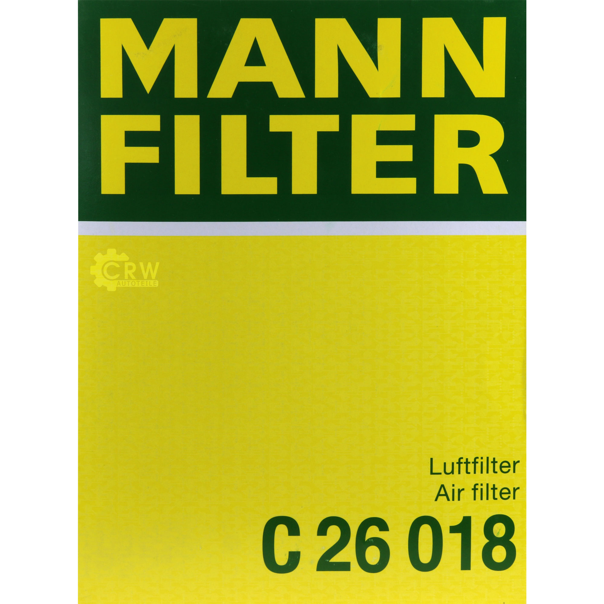 MANN-FILTER Luftfilter für KIA Carens III UN 2.0 CRDi 140 1.6 Magentis MG FJ
