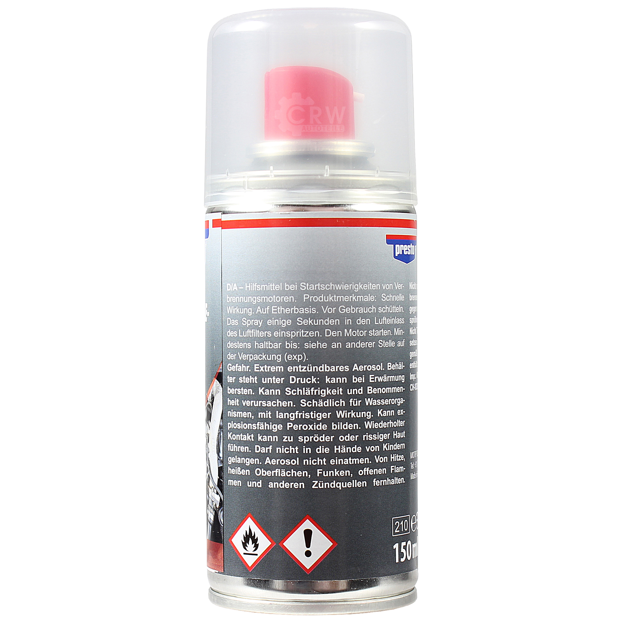 Presto Starthilfe-Spray 150ml Spray Dose 429804