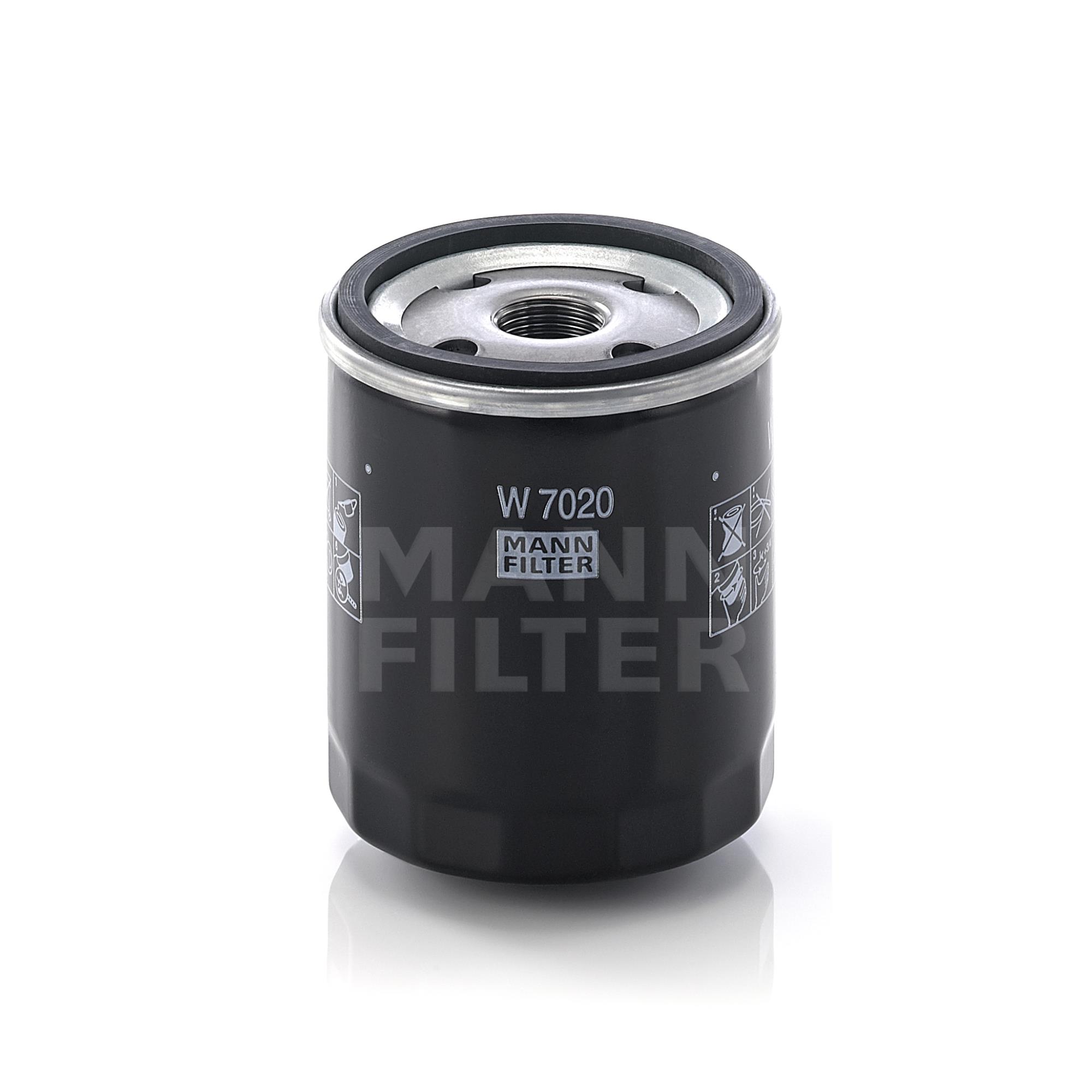 MANN-FILTER Ölfilter Oelfilter W 7020 Oil Filter