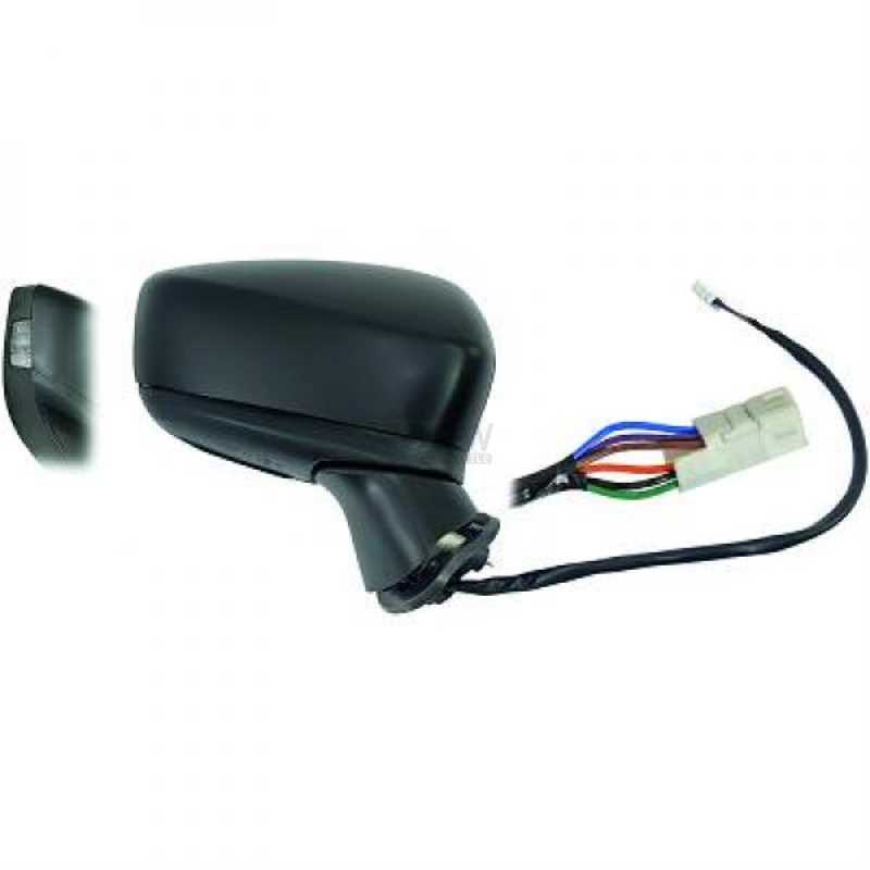 Außenspiegel Spiegel links grundiert mit Blinklicht für Mazda CX-5 KE GH