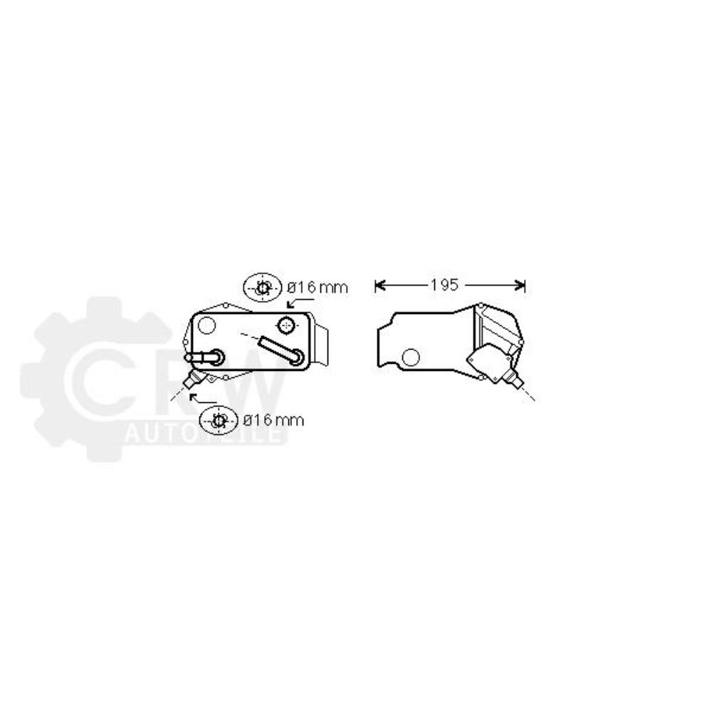 Ölkühler Automatikgetriebe für BMW 1er E87 E81 X1 E84 3er Touring E91 E90 E88