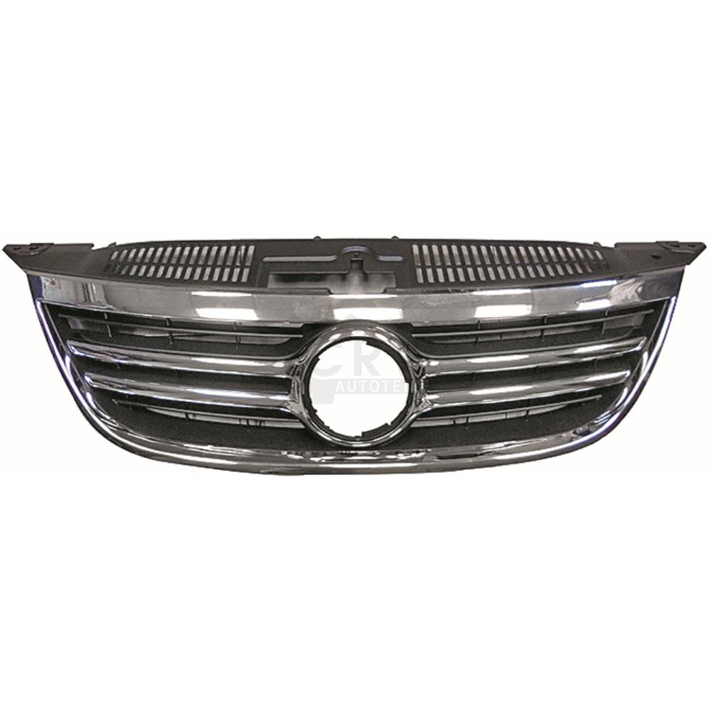 Kühlergrill Grill Gitter für VW Tiguan 5N Bj. 07-11 chrom-schwarz