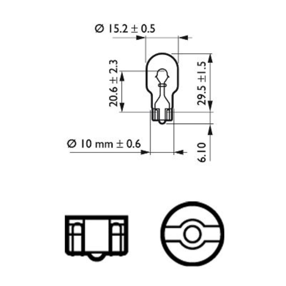 PHILIPS 12067B2 Glühlampe Signalanlage