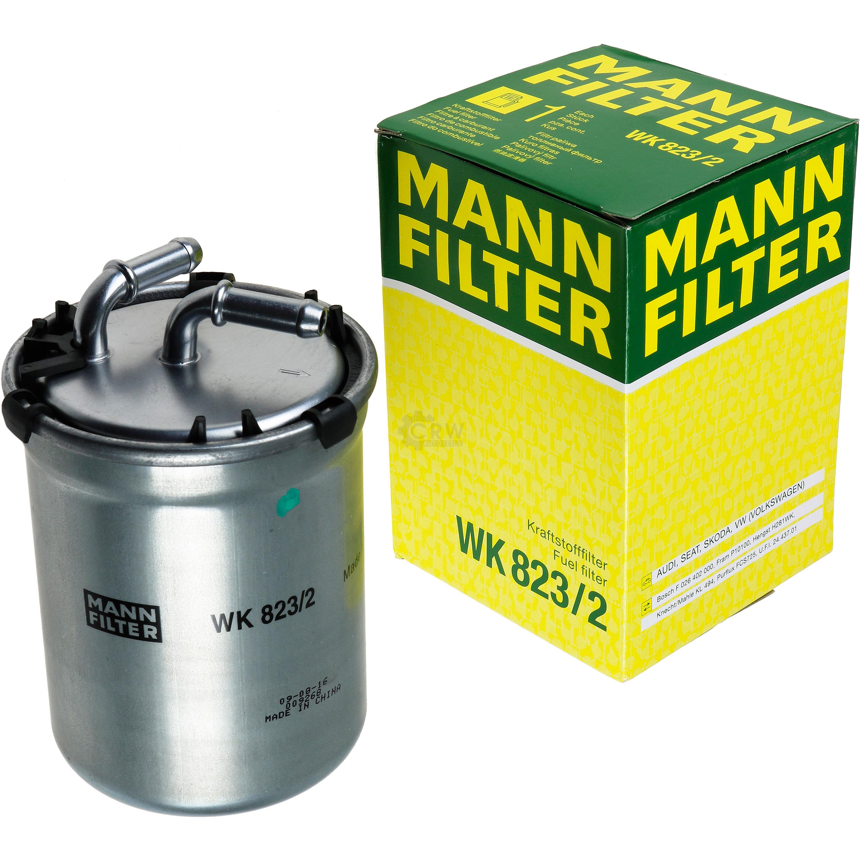 MANN-FILTER Kraftstofffilter WK 823/2 Fuel Filter