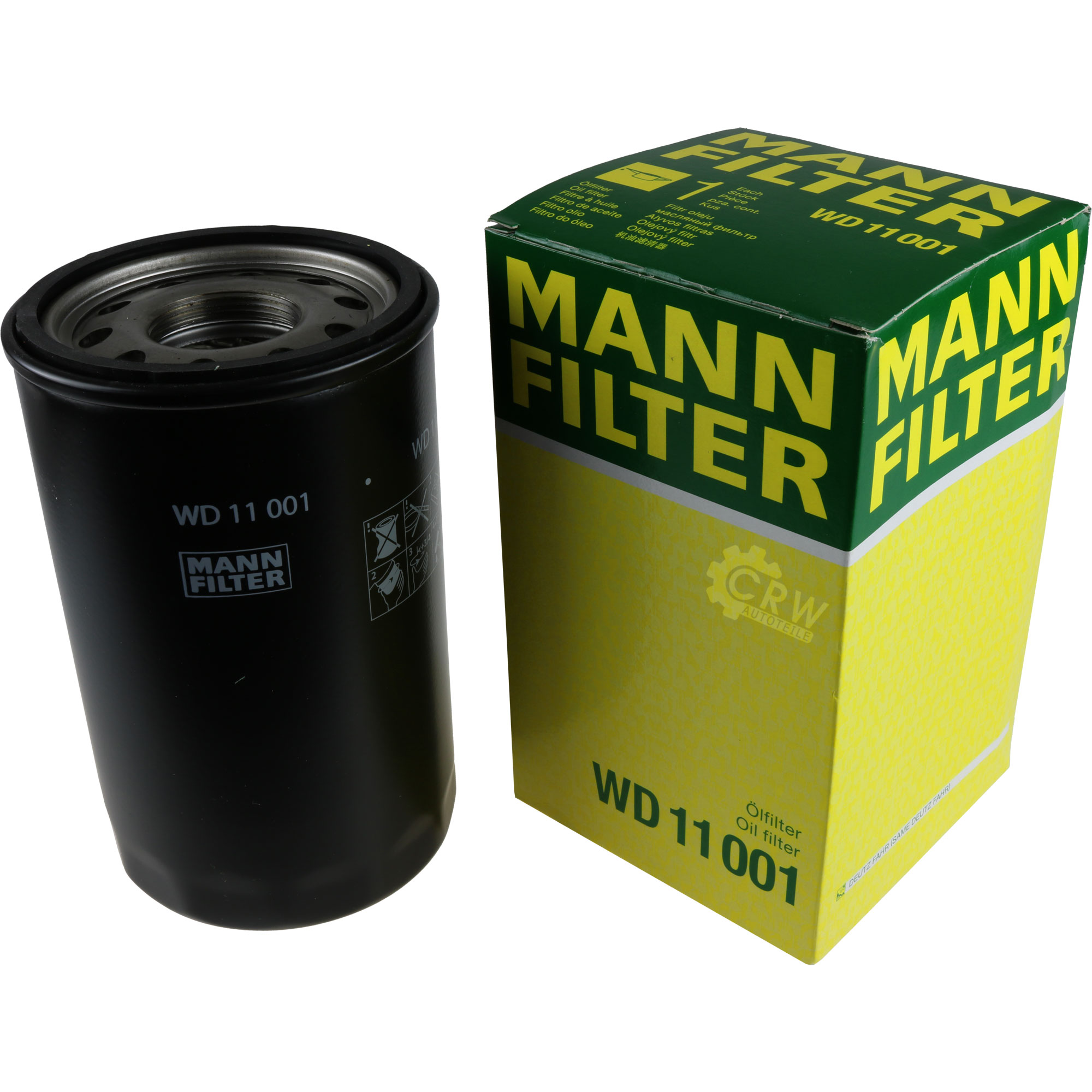 MANN-FILTER für Arbeitshydraulik WD 11 001