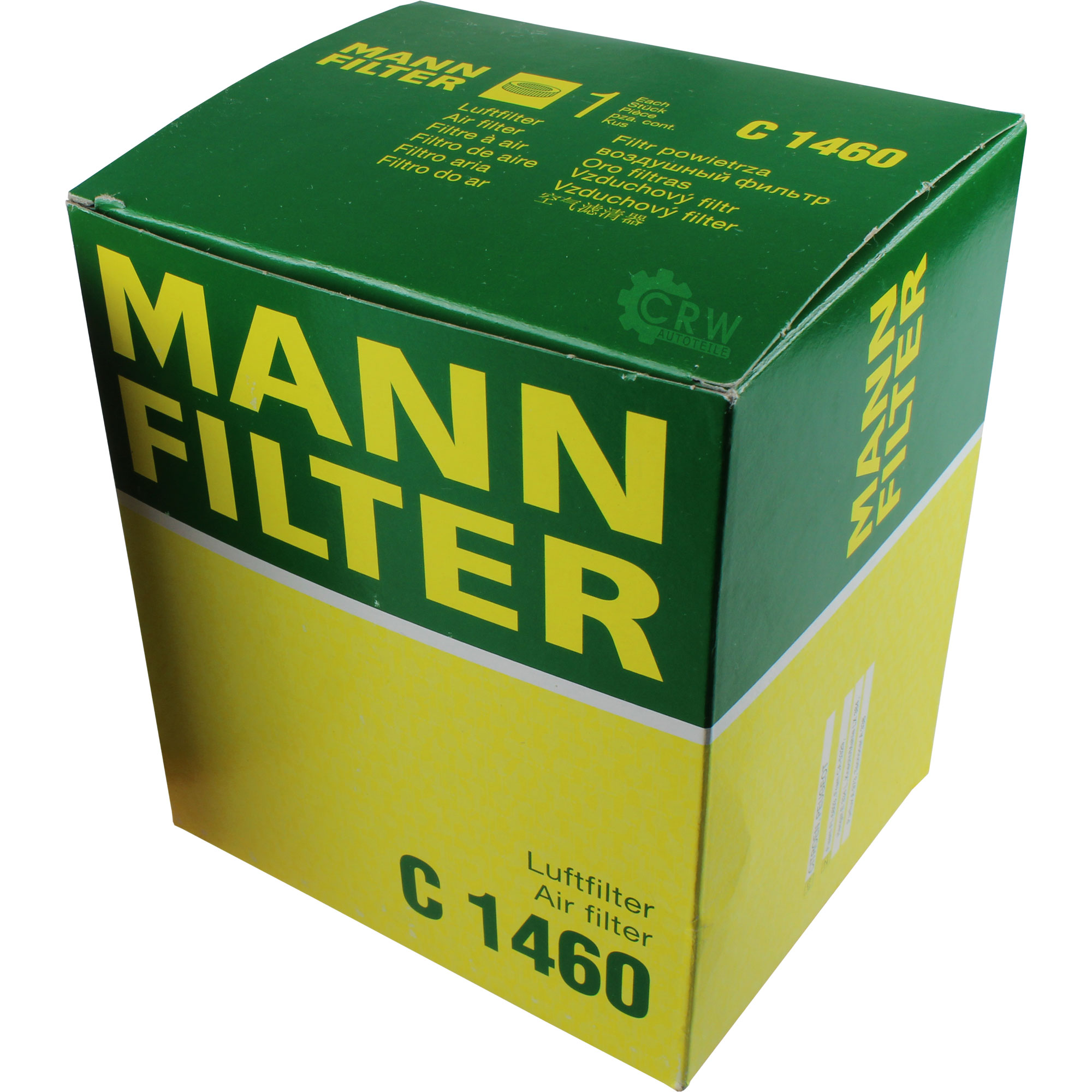MANN-FILTER Luftfilter für Peugeot 106 II 1A_ 1C_ 1.1i 1.4i 1.6i 306 Cabriolet