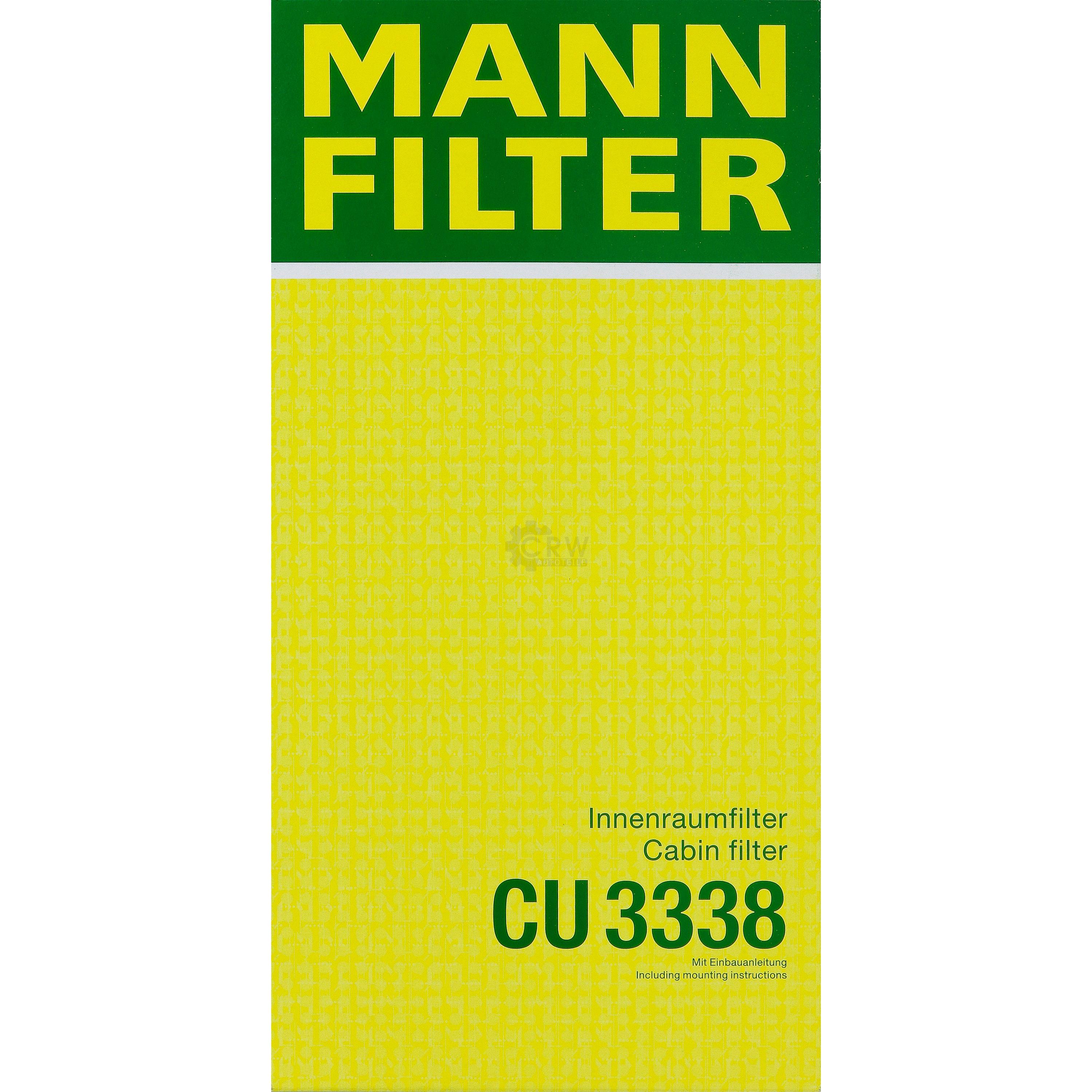 MANN-FILTER Innenraumfilter Pollenfilter CU 3338