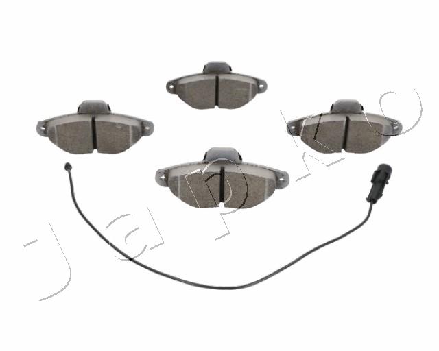 JAPKO Bremsbeläge Bremsbelegsatz vorne für Fiat Punto Van Seicento/600