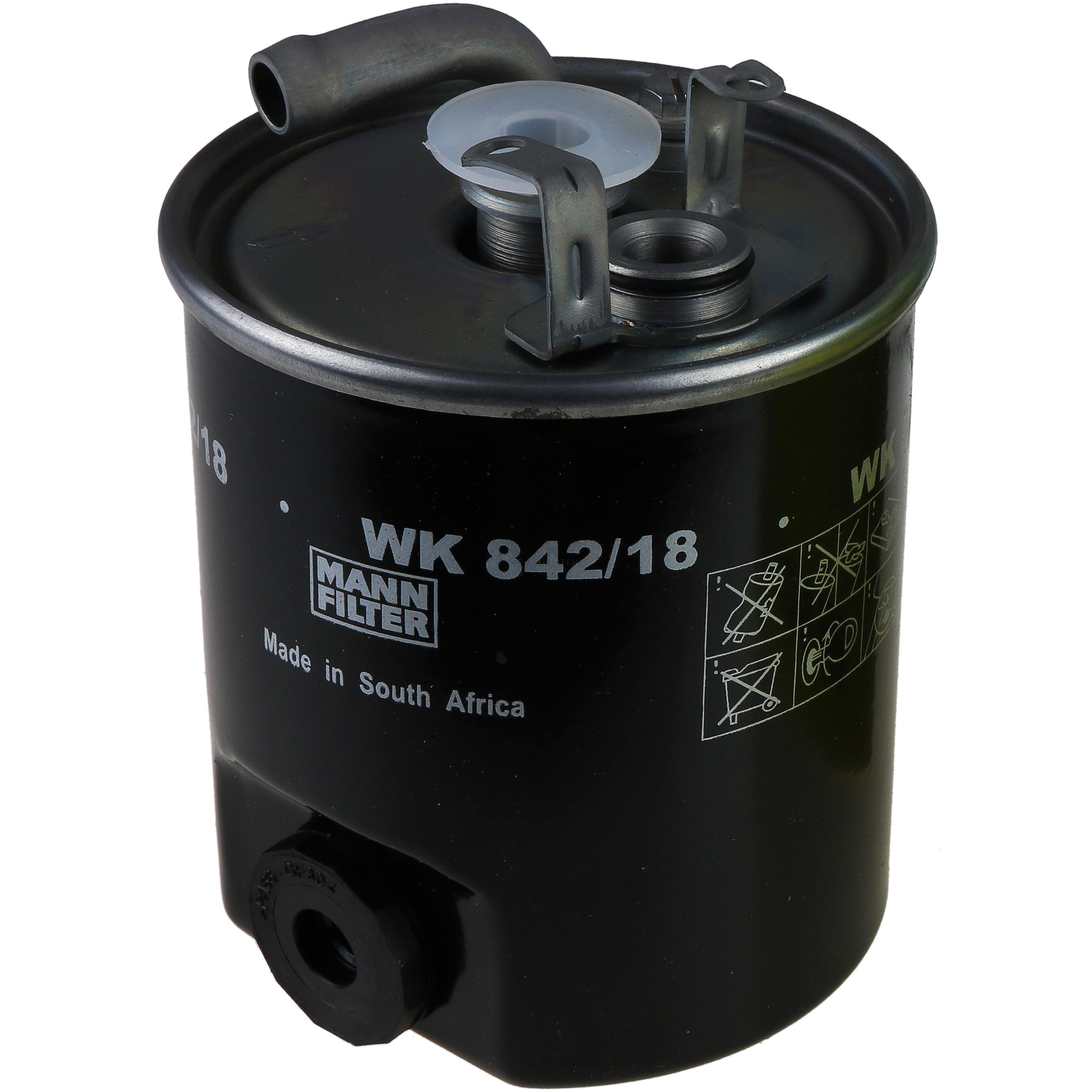 Kraftstofffilter WK 842/18 für Mercedes-Benz Sprinter 4-T Pritsche/Fahrgestell 904 A-Klasse W168