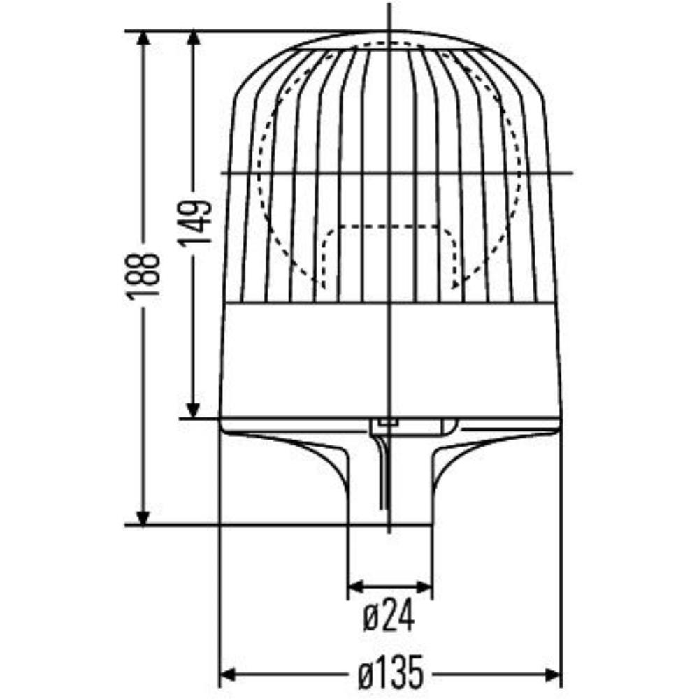 HELLA 2RL 007 551-001 Rundumkennleuchte