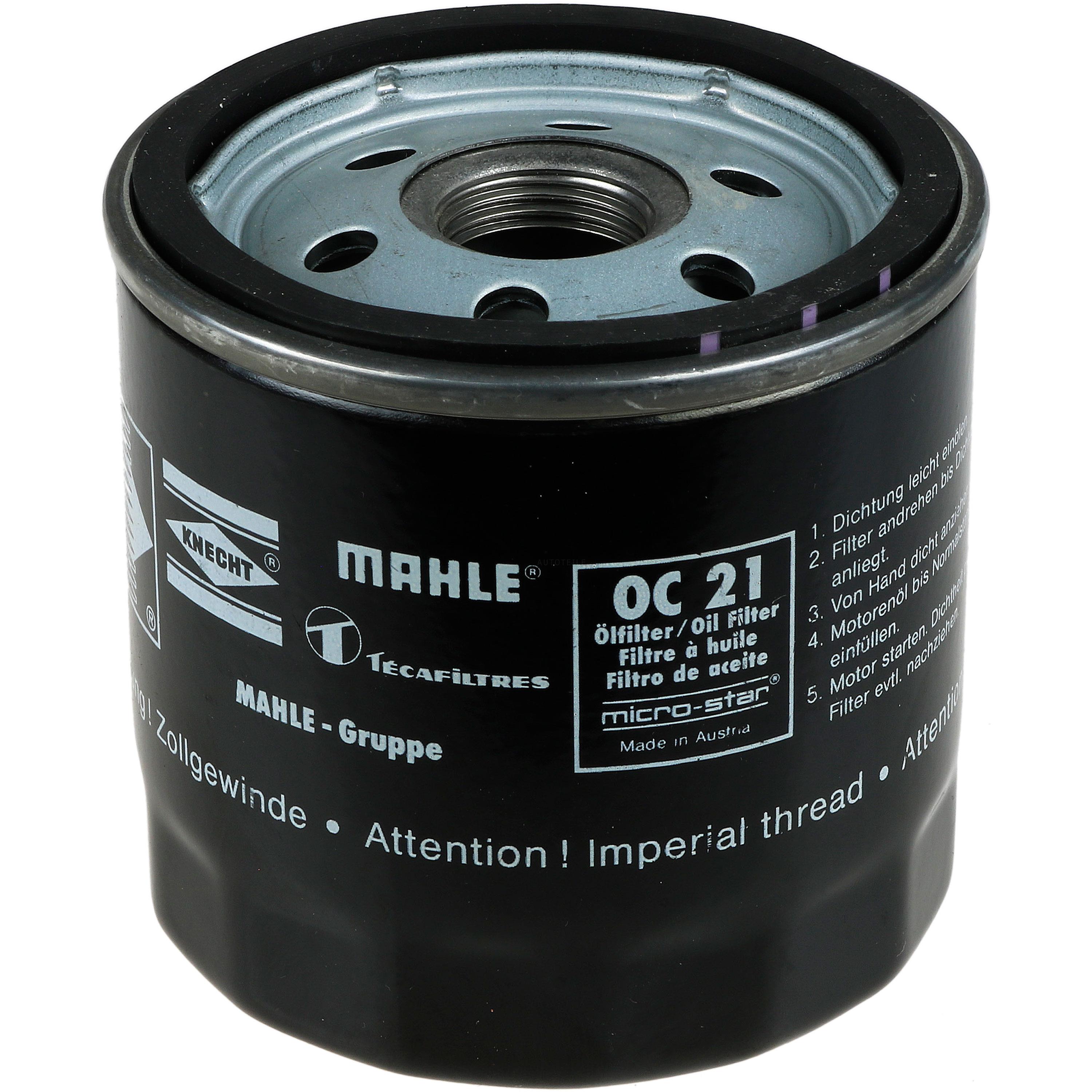 MAHLE / KNECHT Ölfilter OC 21 Oil Filter