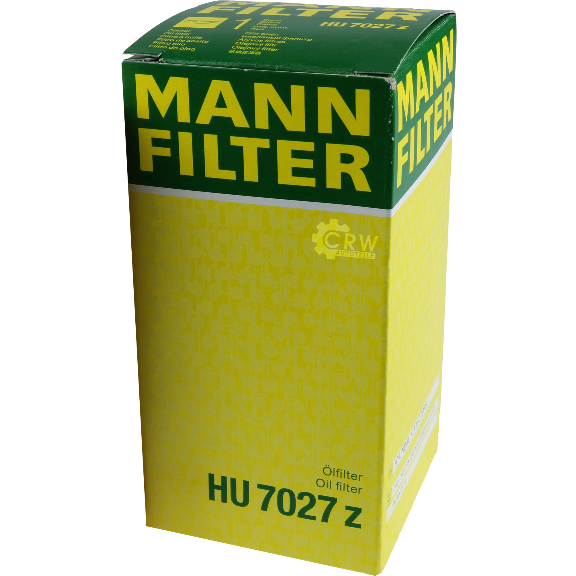 MANN-FILTER Ölfilter HU 7027 z Oil Filter