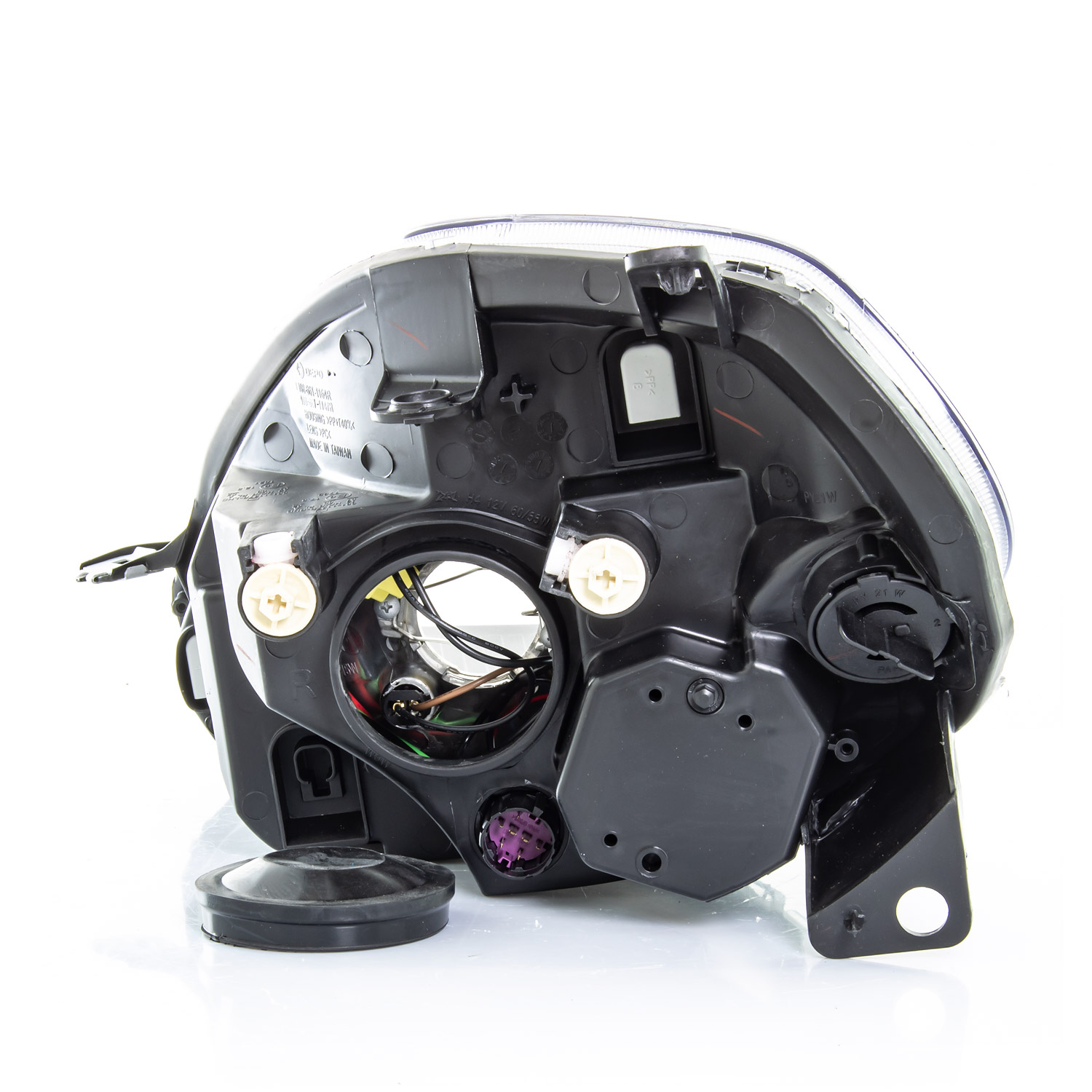 Scheinwerfer Set links & rechts Klarglas / anthrazit für Fiat Punto Van Grande