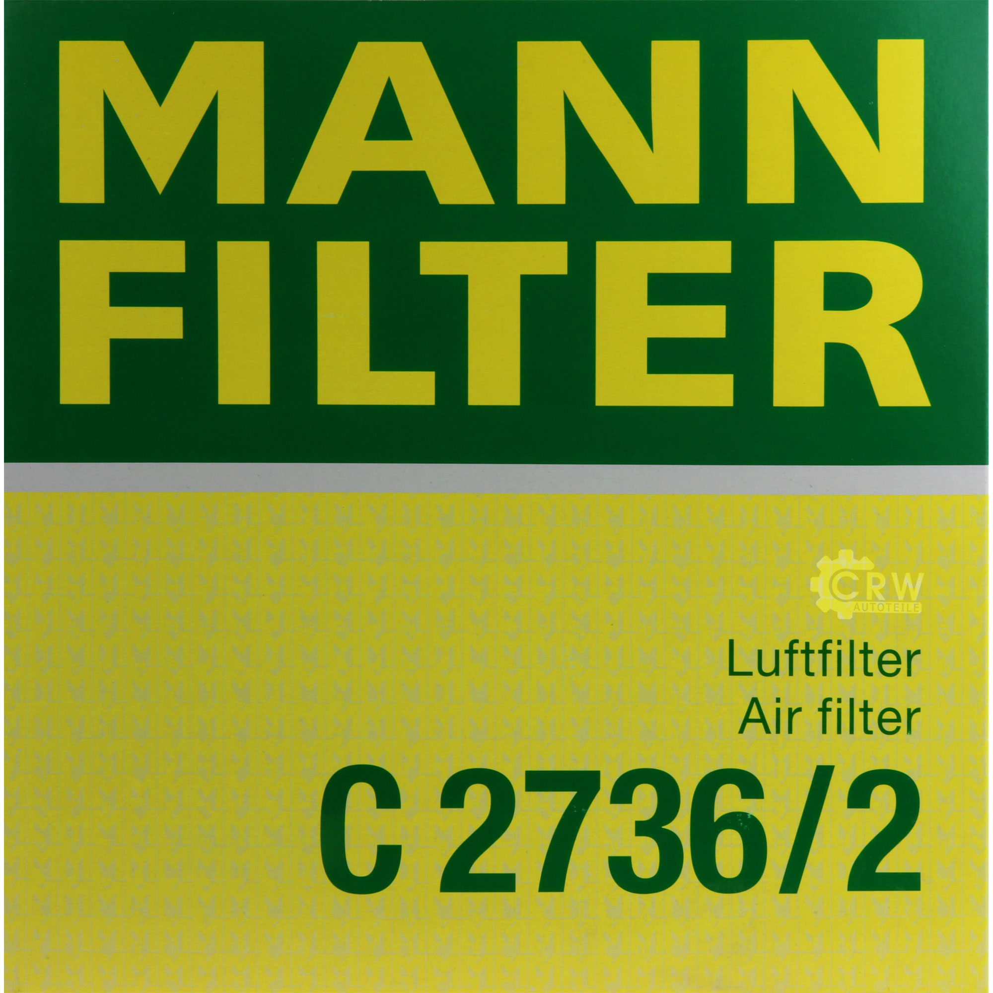 MANN-FILTER Luftfilter passend für Ford Escort IV GAF AWF ABFT 1.4 ALF AFF