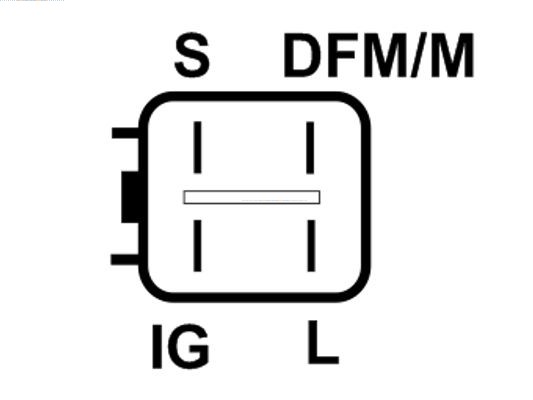 AS-PL Lichtmaschine Generator 80A 12V für Toyota Hilux VII Pick-up 3.0 D-4D