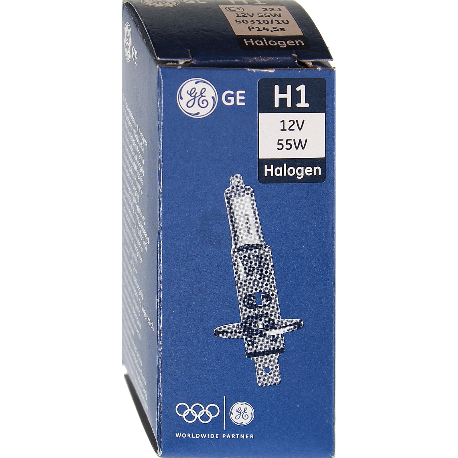 GE General Electric Halogen H1 12V 55W Sockel P14,5s mit 1550Lumen