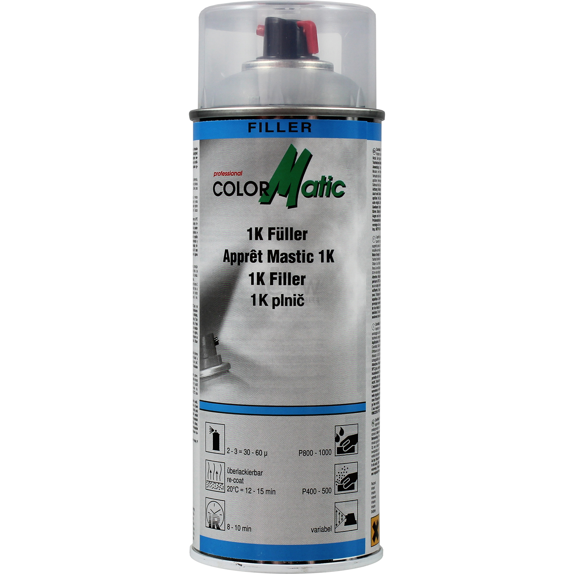 ColorMatic 1K Filler Acrylfiller Grundierfüller grau 400ml 874987 