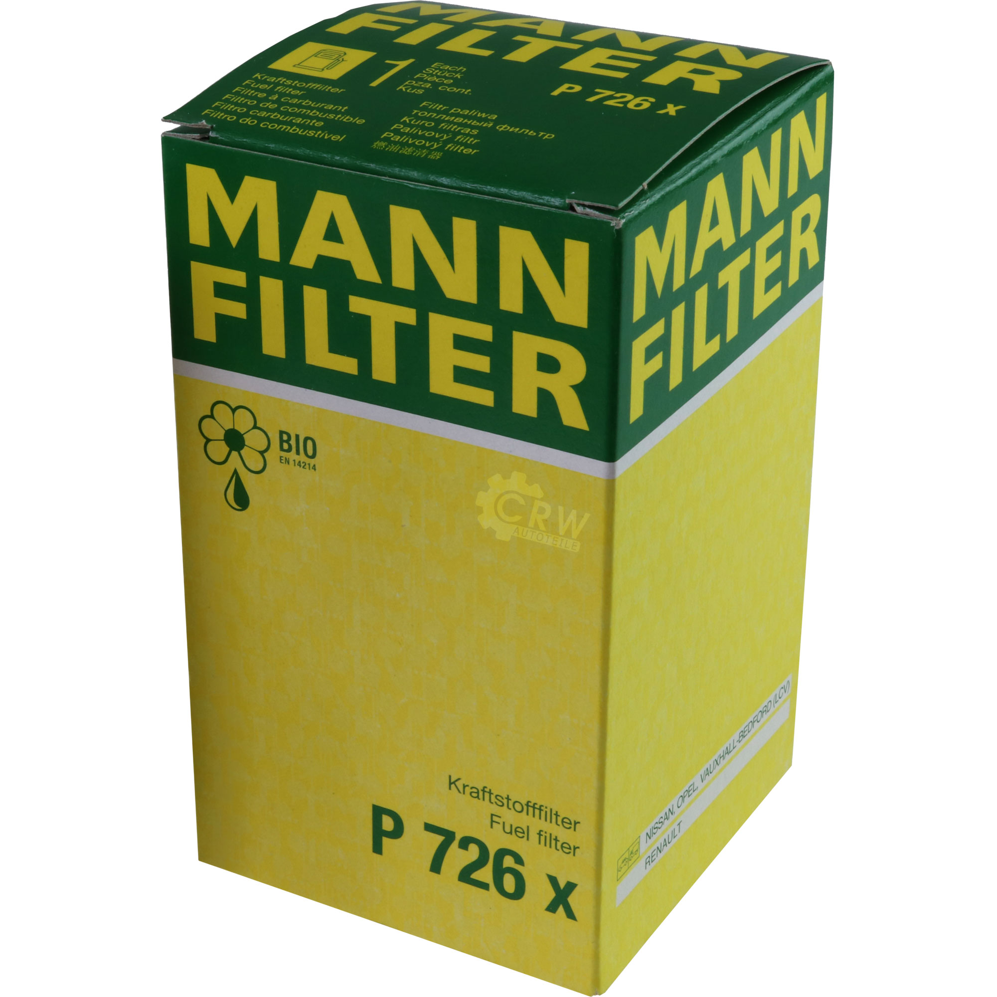 MANN-FILTER Kraftstofffilter P 726 x Fuel Filter