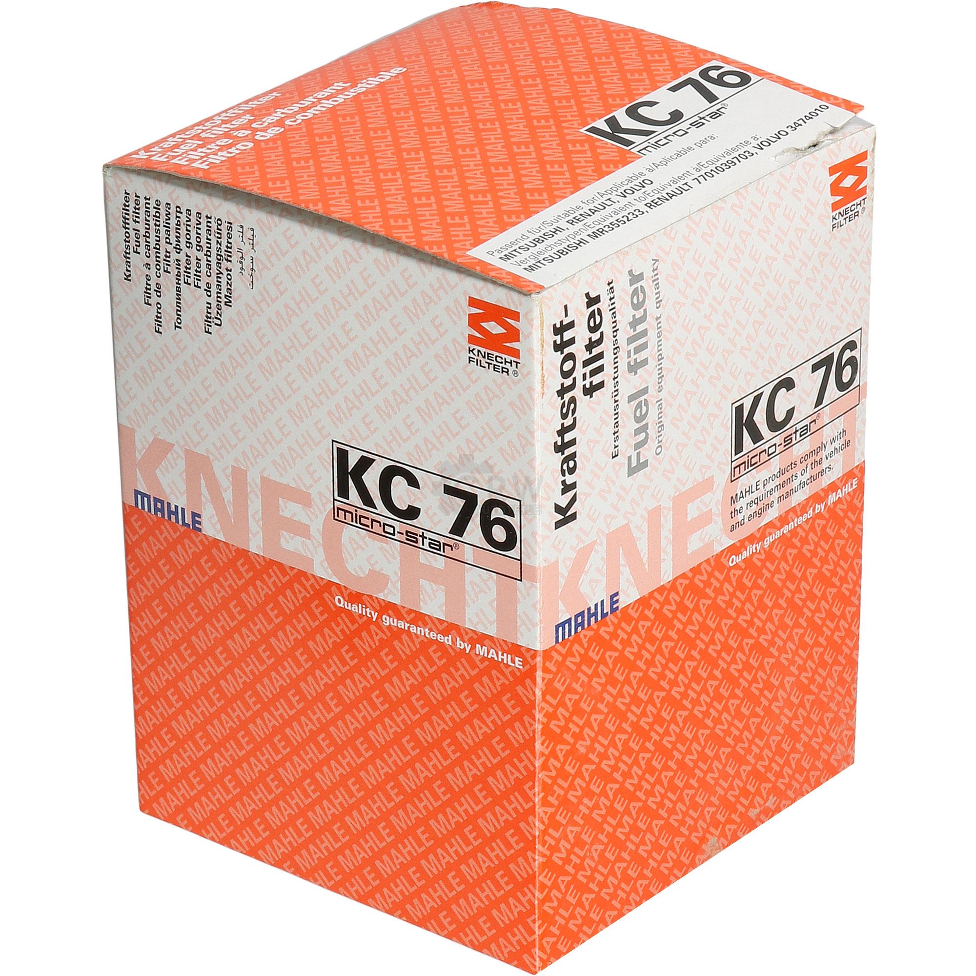 MAHLE / KNECHT Kraftstofffilter KC 76 Fuel Filter