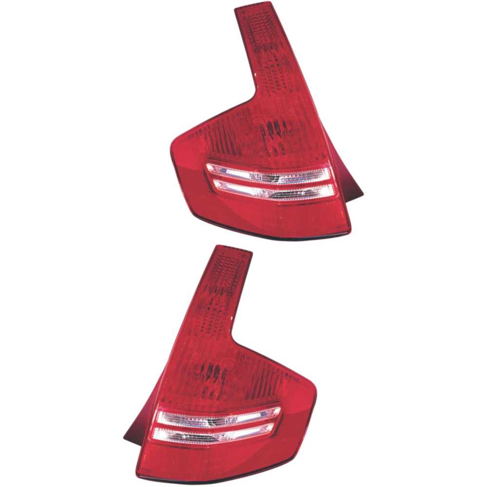 Rückleuchten Heckleuchten Set links & rechts rot für Citroën C4 I LC_