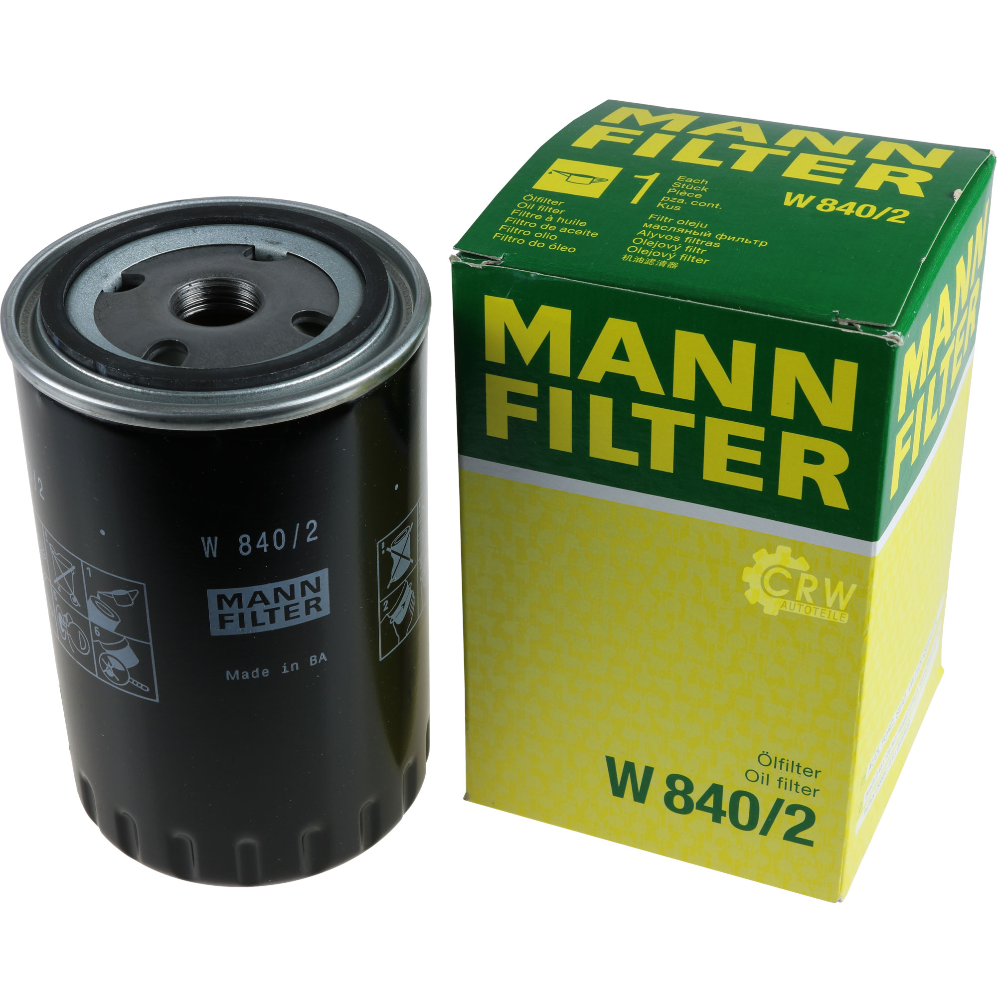 MANN-FILTER Ölfilter W 840/2 Oil Filter