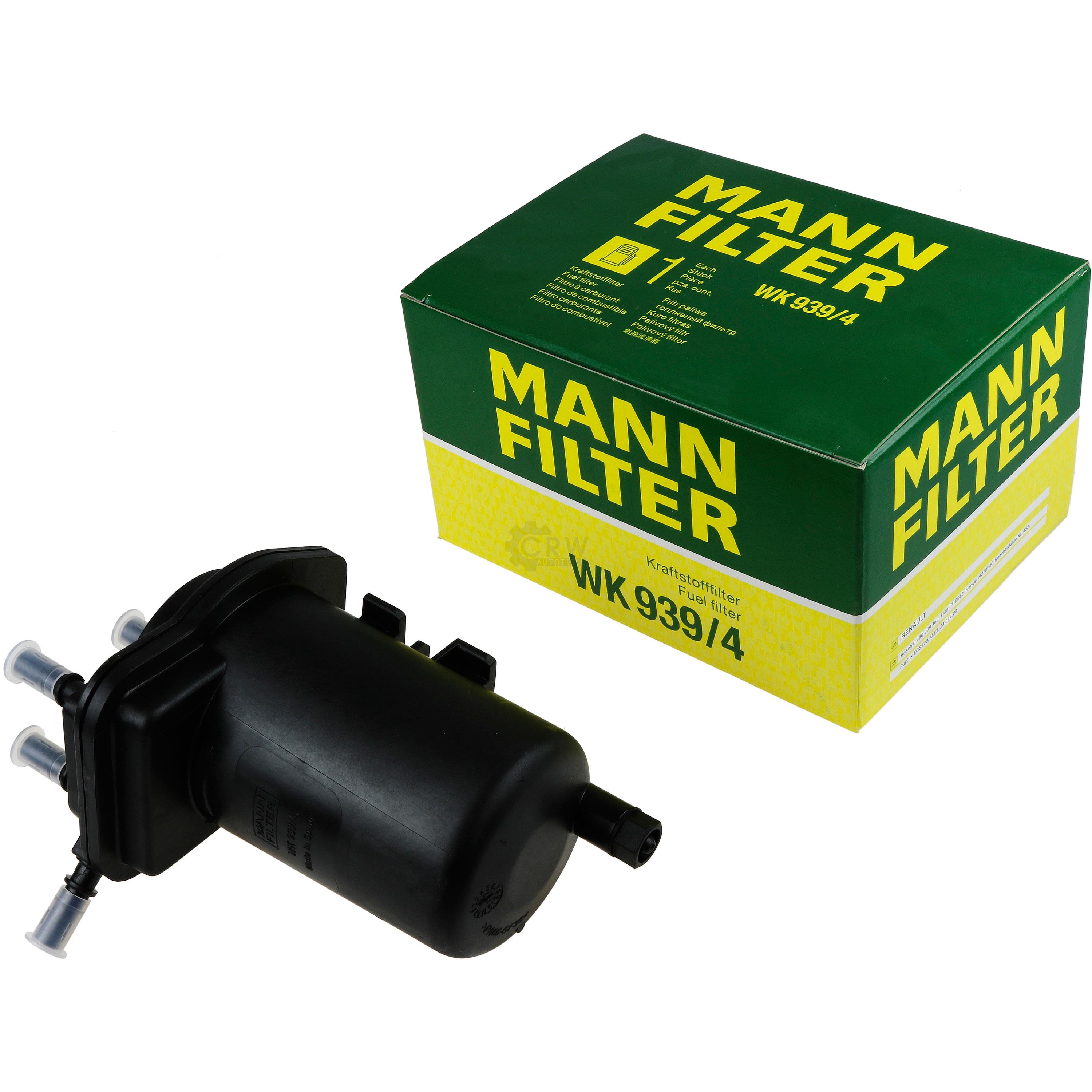 MANN-FILTER Kraftstofffilter WK 939/4 Fuel Filter