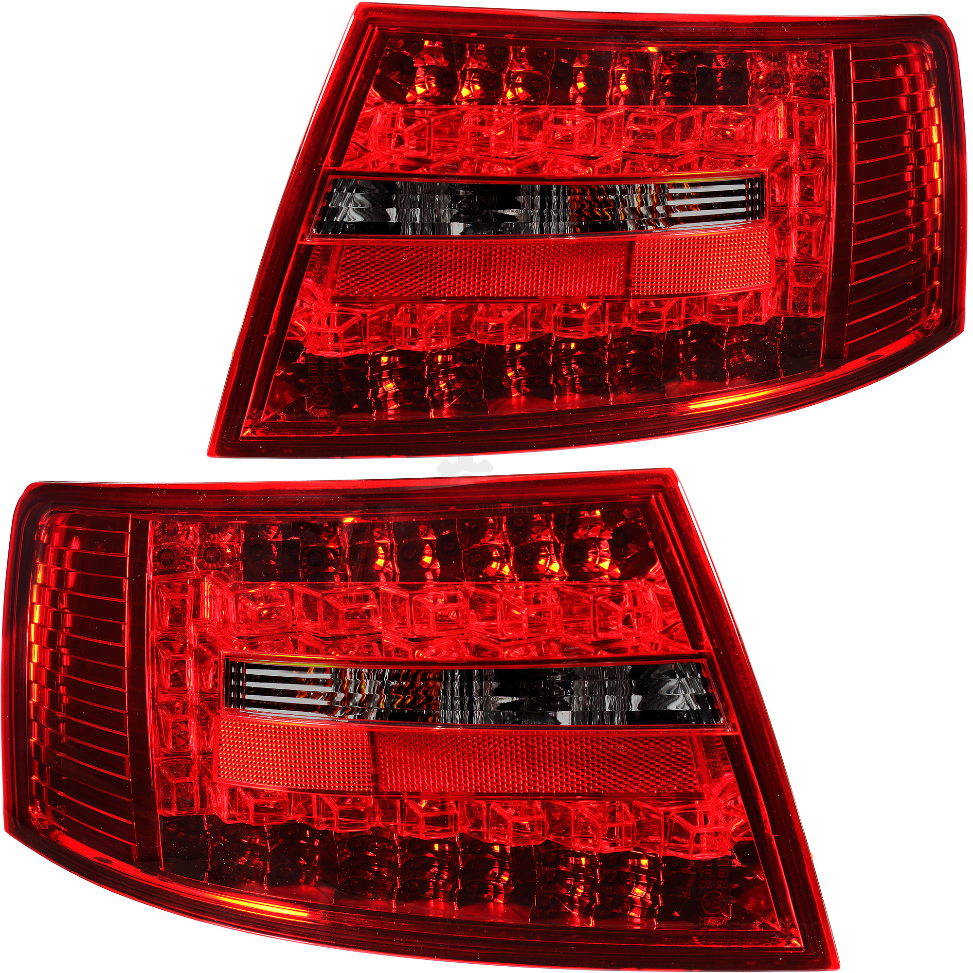 Rückleuchten Set Satz LED für Audi A6 4F Limo Bj. 04-08 rot smoke schwarz 6 Pin