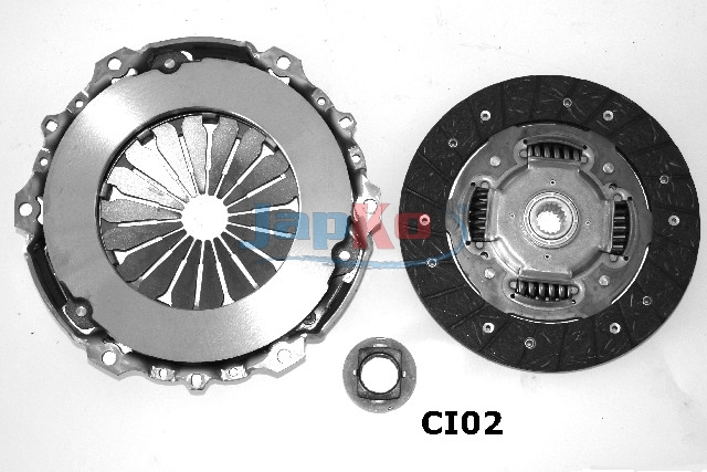 JAPKO Kupplungssatz für Peugeot 206 Schrägheck 2A/C 1.4 HDi eco 70 KM_ WA_ WC_